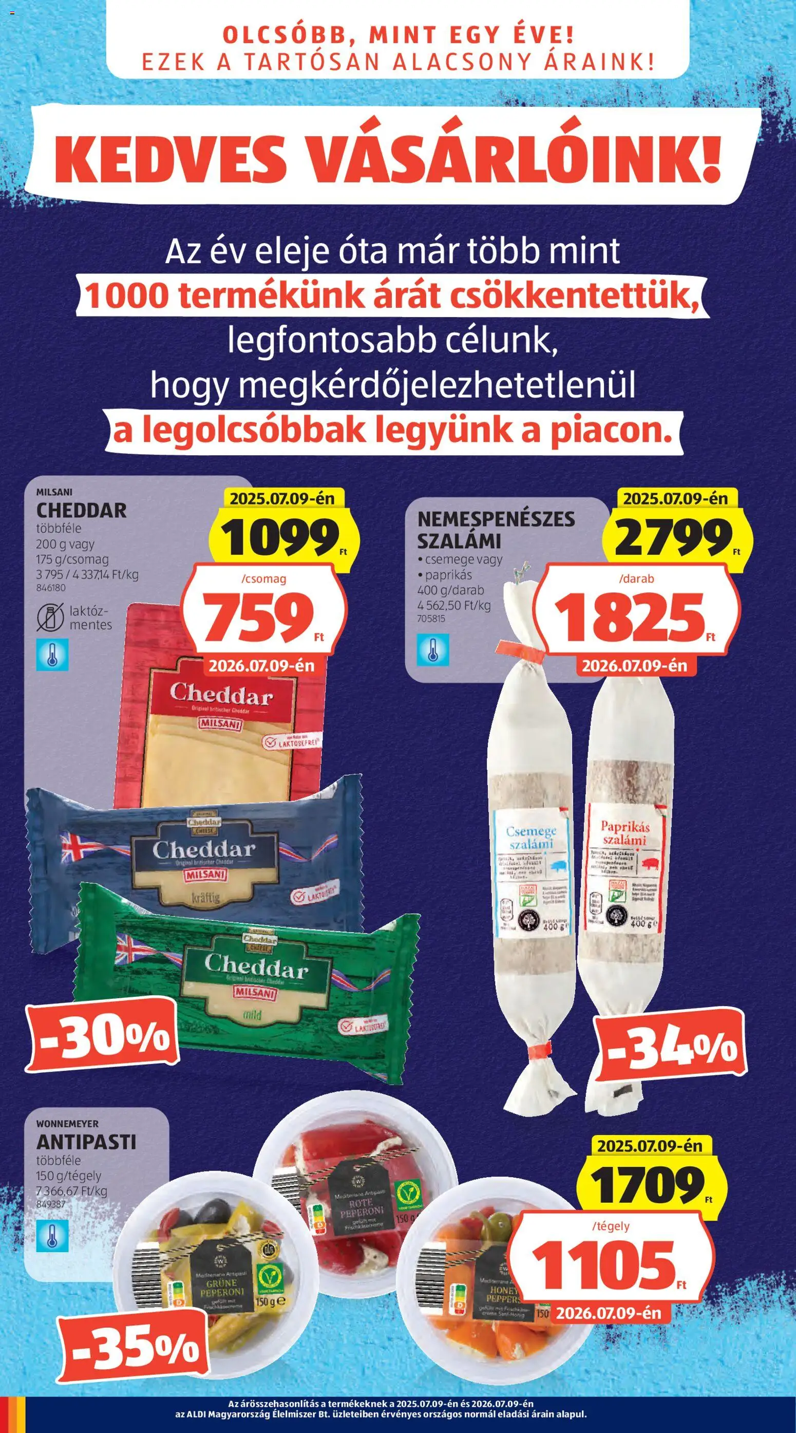 Aldi akciós újság ⚡ 2026.07.09.-tól/től ⚡ Szórólap | Magyarország