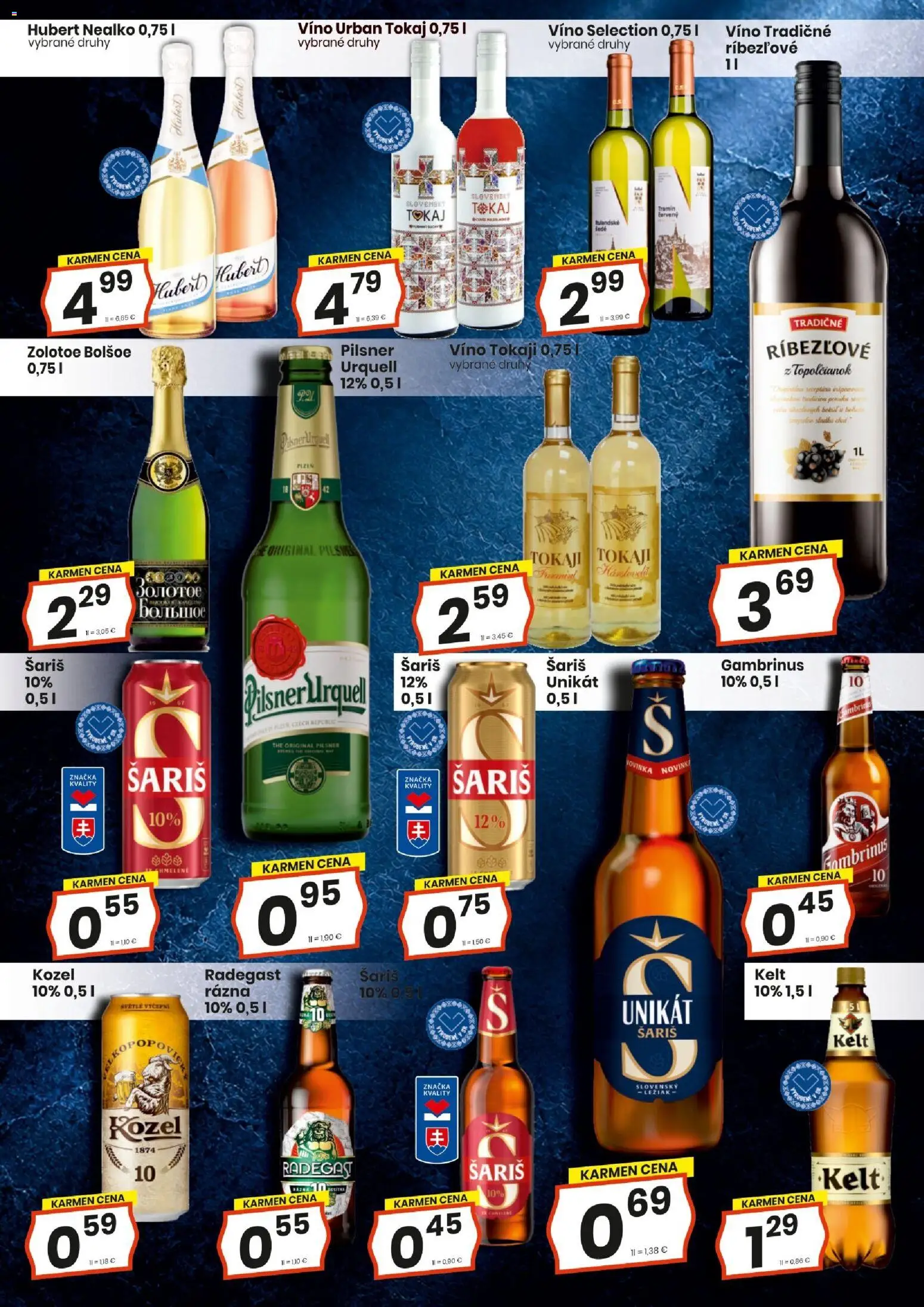KARMEN CBA leták Leták in Slovensko