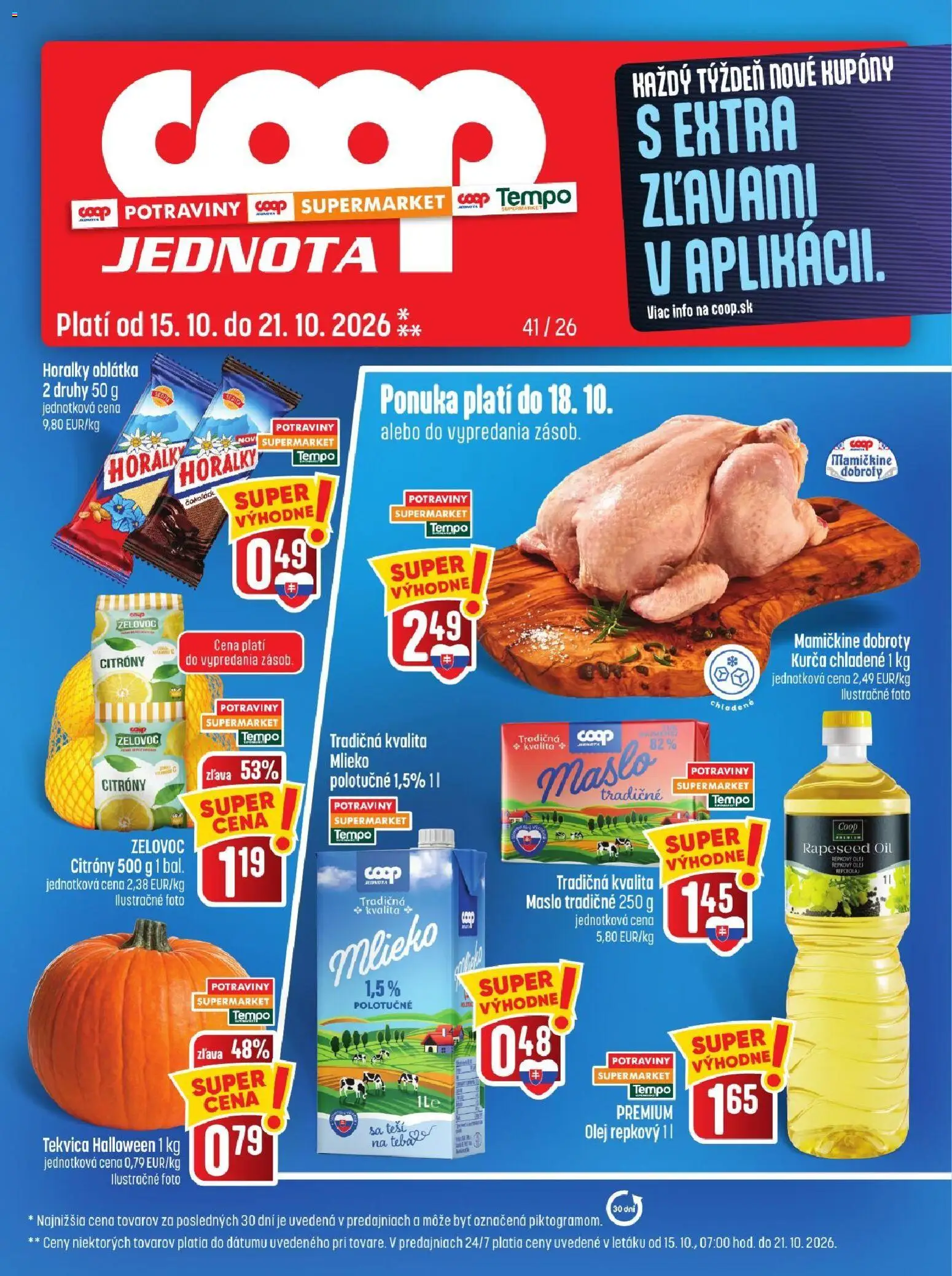 COOP Jednota leták Leták in Slovensko