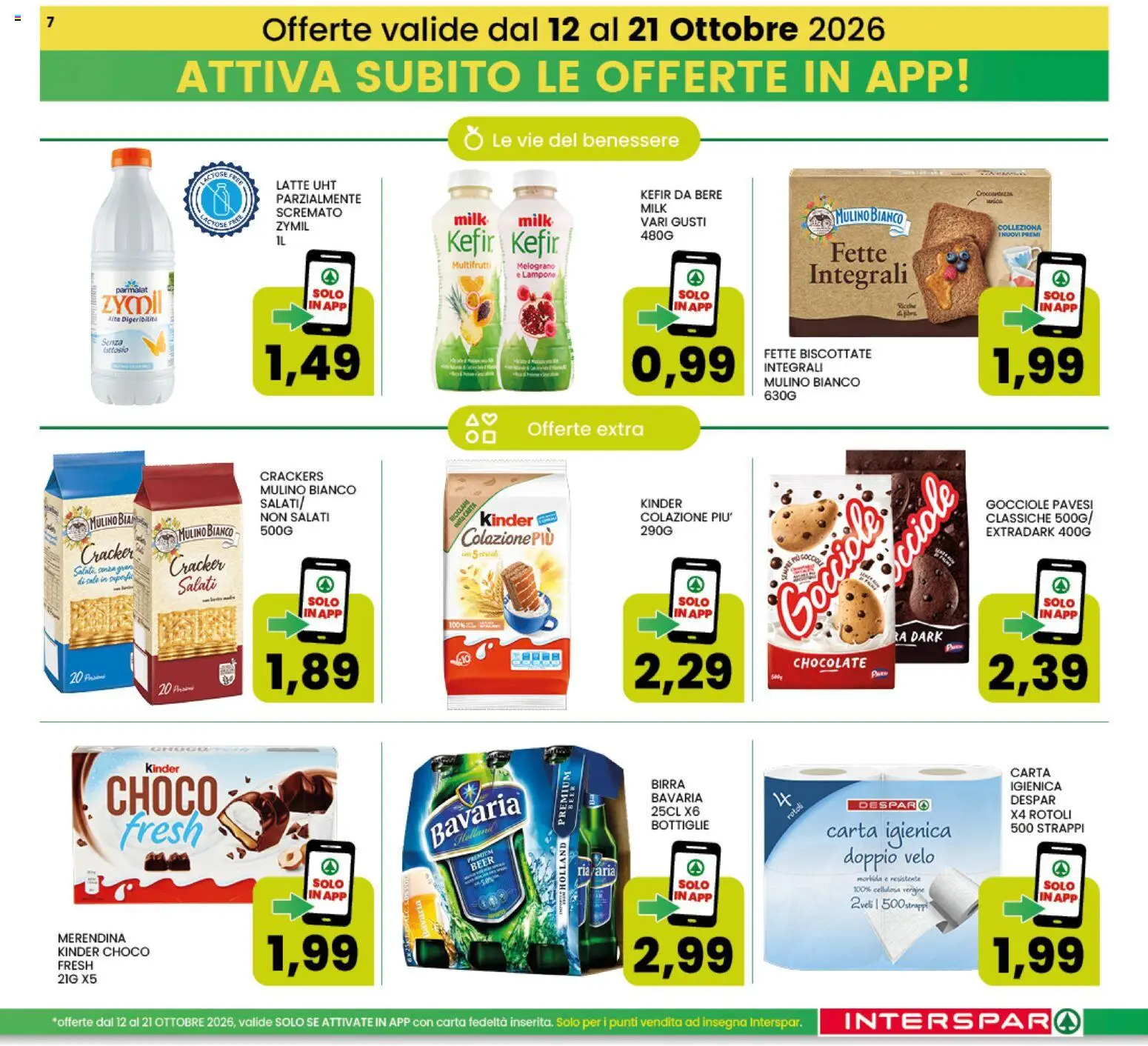 Interspar volantino Volantino in Italy