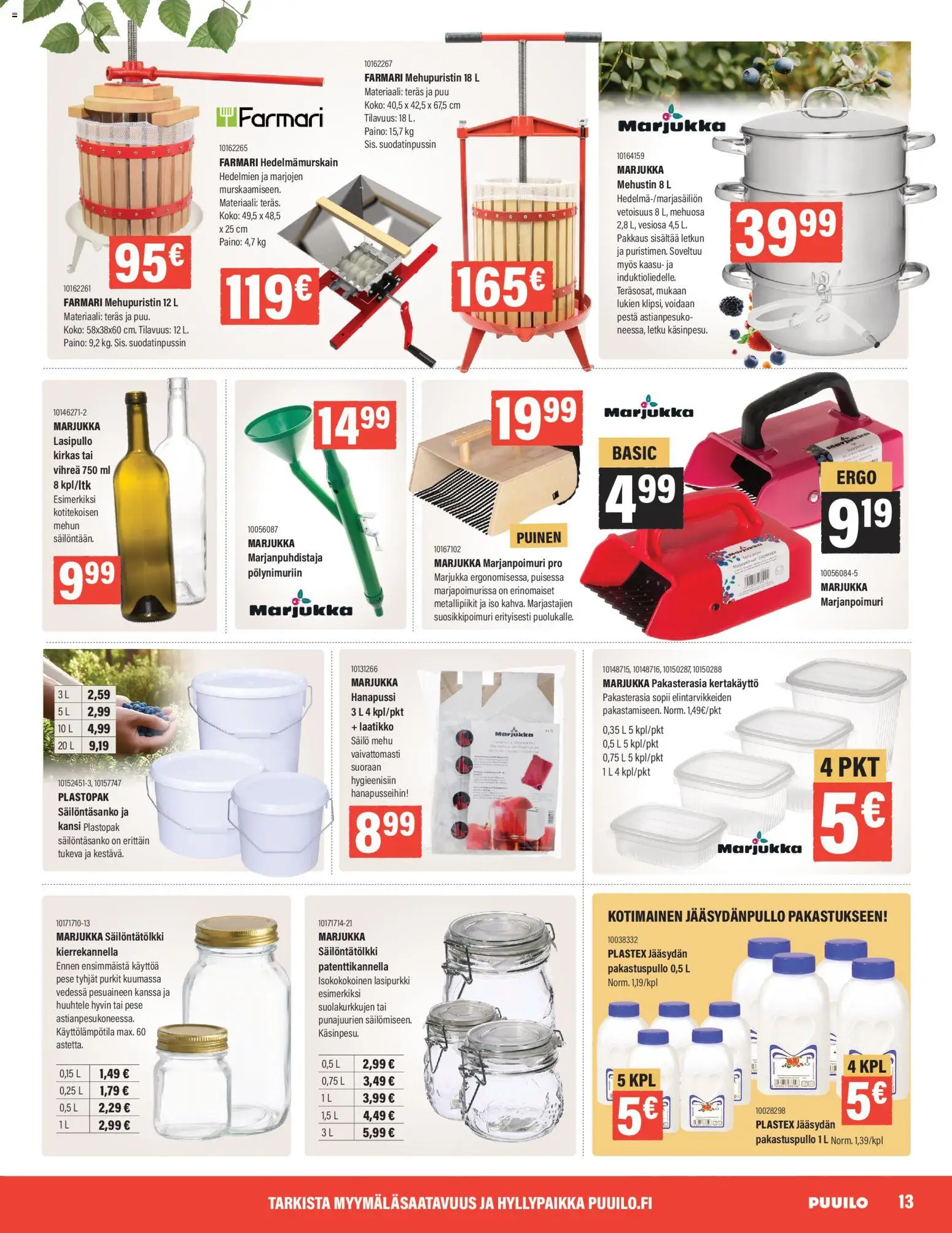🛍️ Puuilo tarjoukset alkaen 06/07/2026 » Katso huipputarjoukset ja säästä jo tänään! 💰 | Suomi
