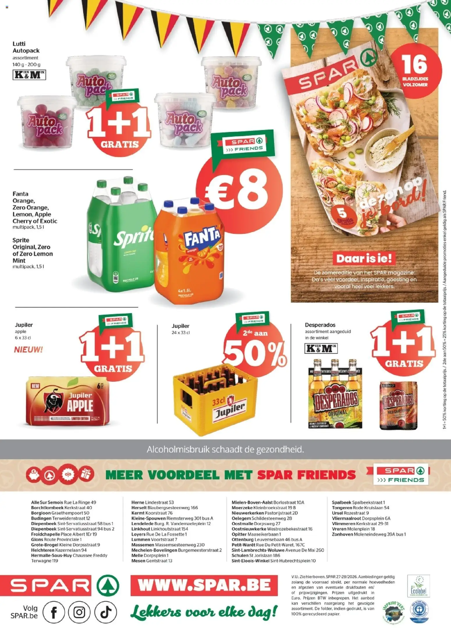 Nieuwe » Spar Express folder van 02/07/2026 🤩  « is er! Ontdek geweldige aanbiedingen en bespaar. | België