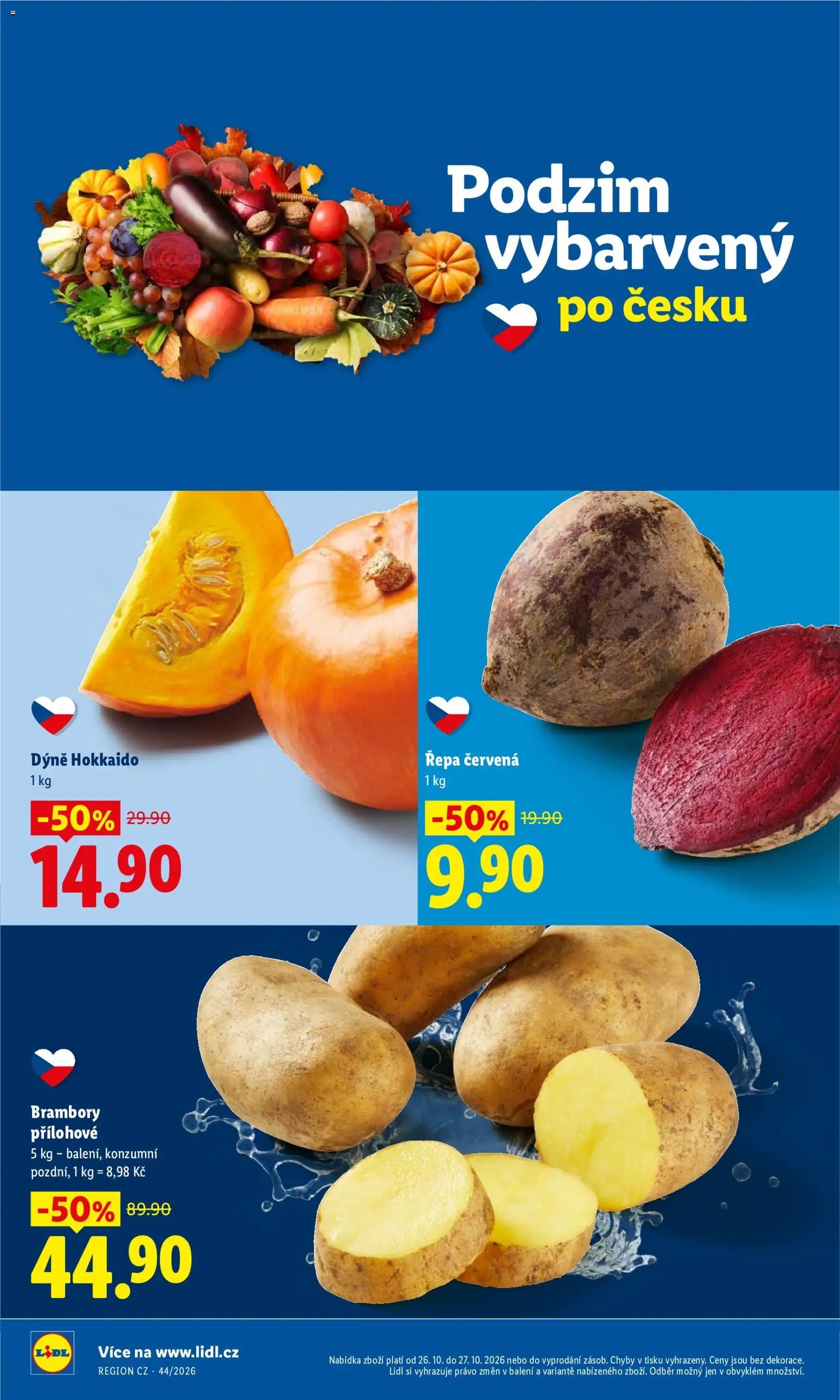 Lidl leták Leták in Česko