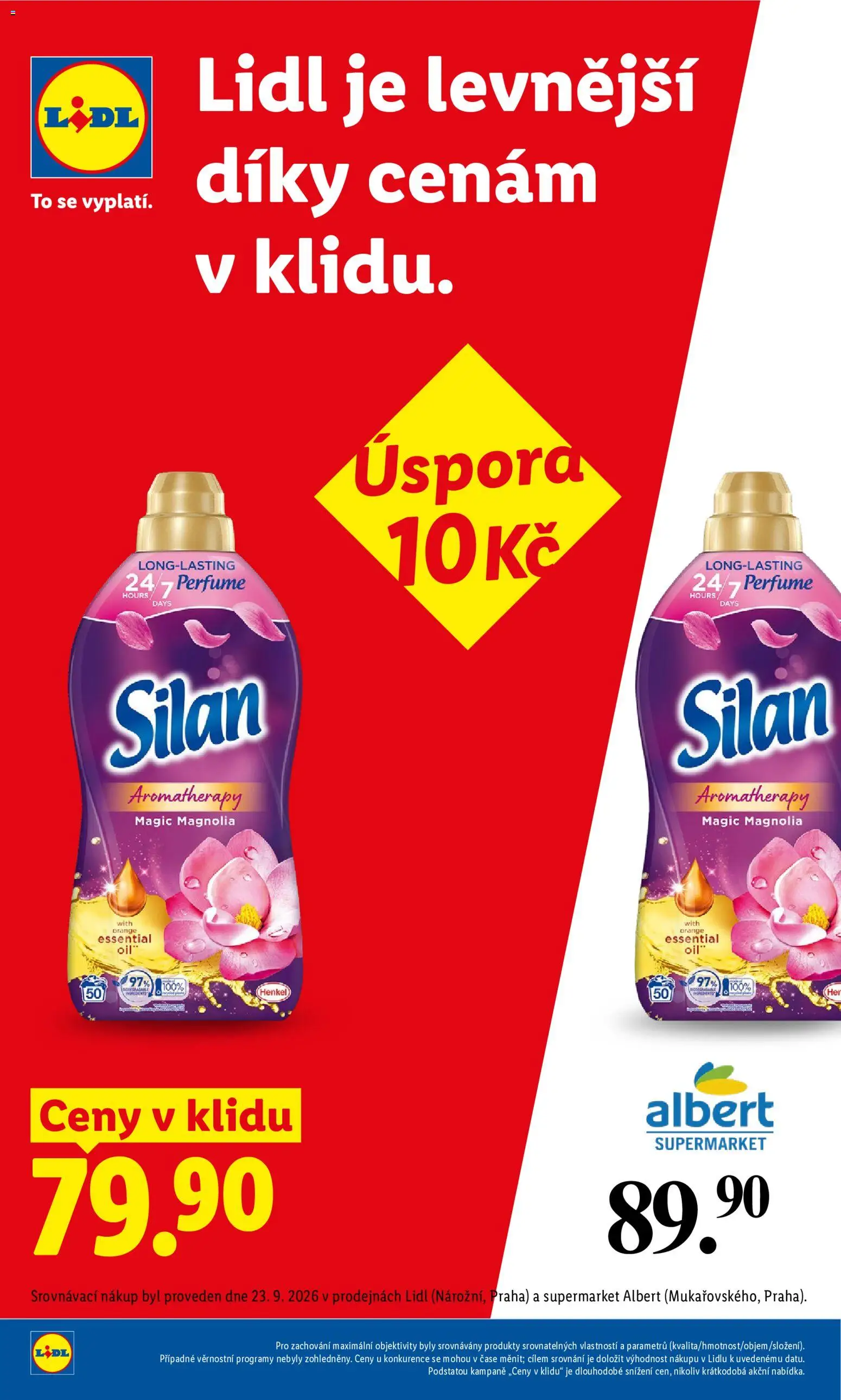 Lidl leták Leták in Česko