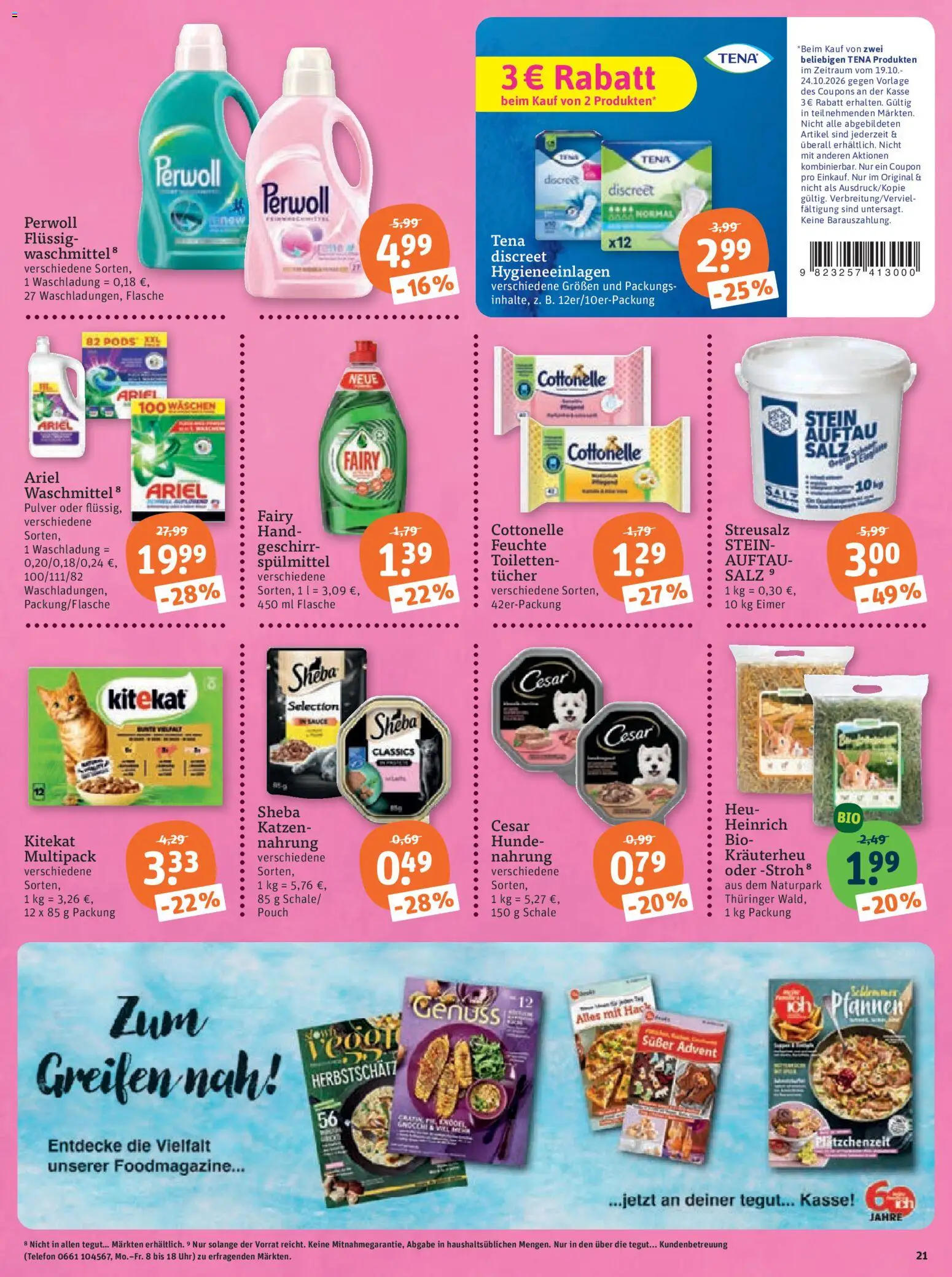 Tegut Prospekt Prospekt in Deutschland