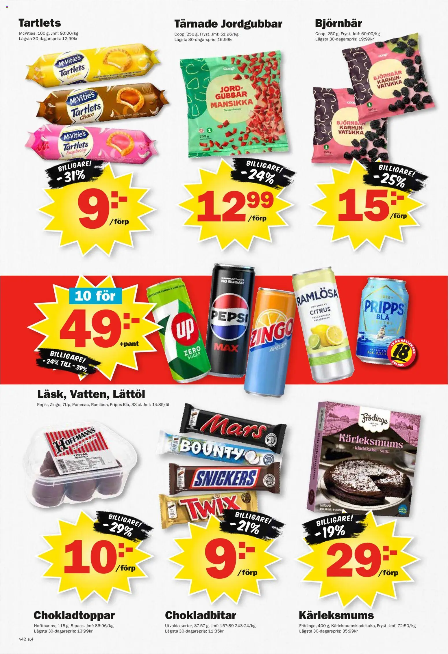 Pekås erbjudanden Reklamblad in Sverige