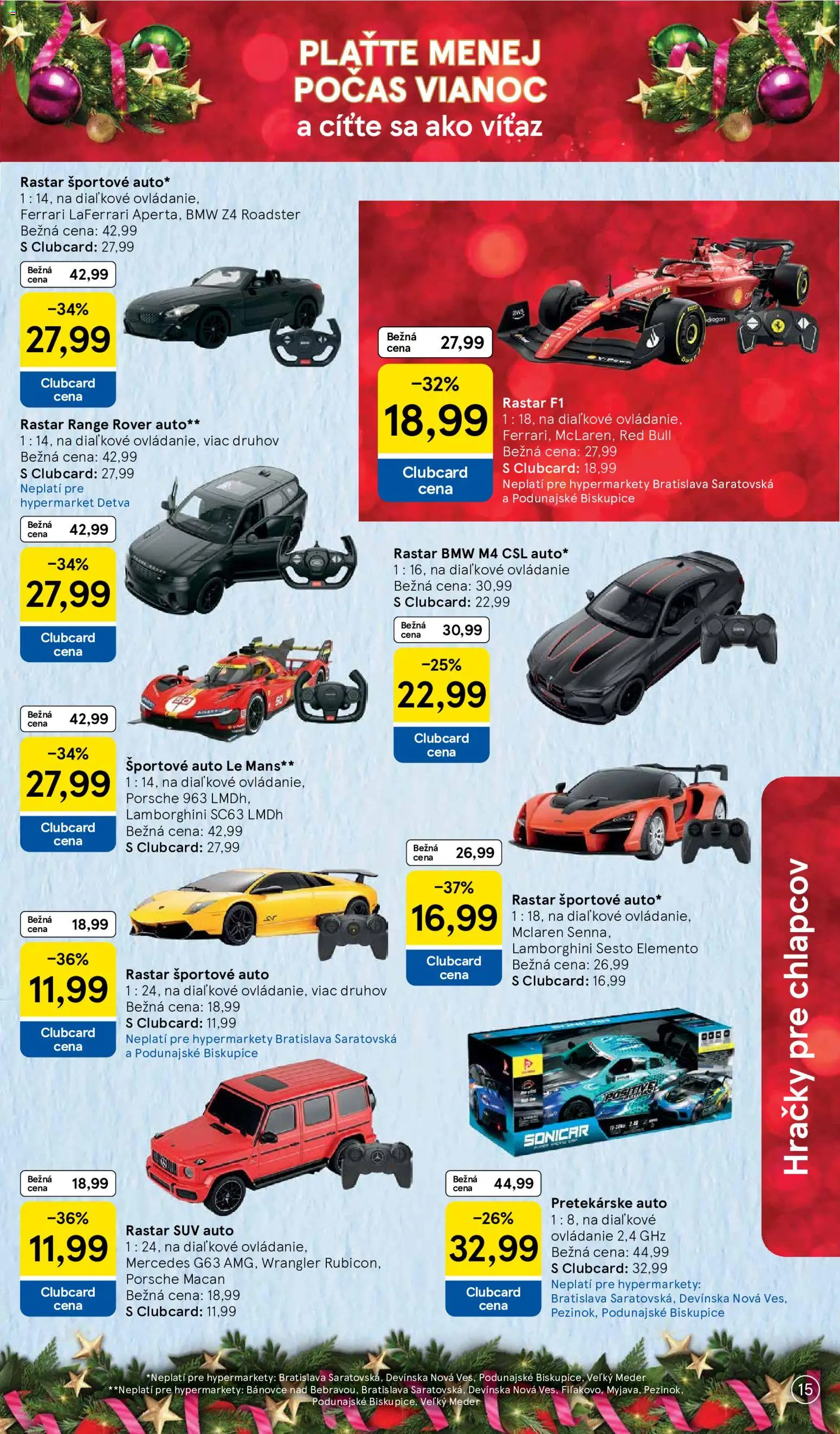 Tesco katalóg hračiek Leták in Slovensko