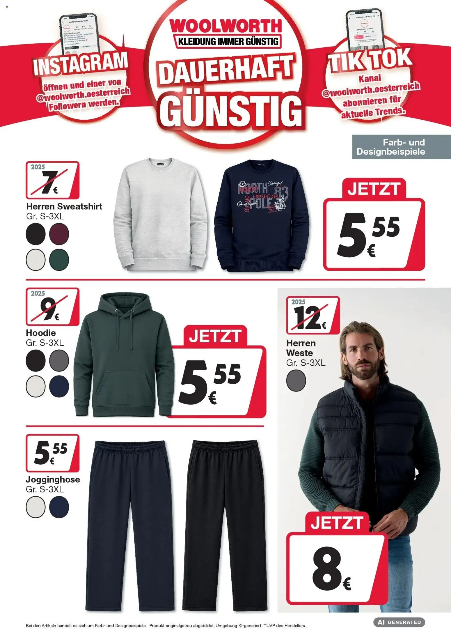 Woolworth Flugblatt Flugblatt in Österreich
