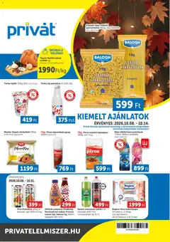 PRIVÁT PRIVÁT akciós újság