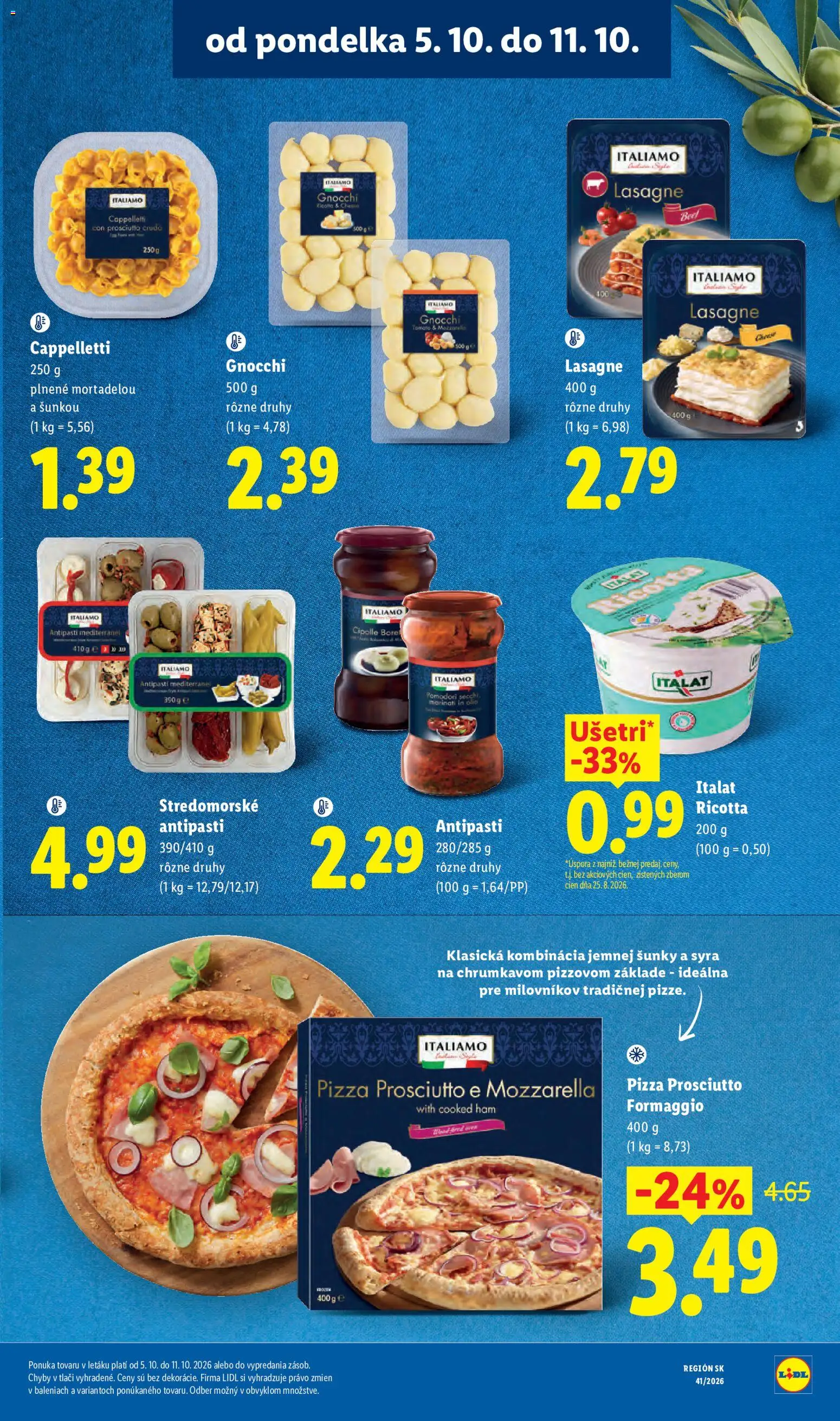 Lidl leták Leták in Slovensko