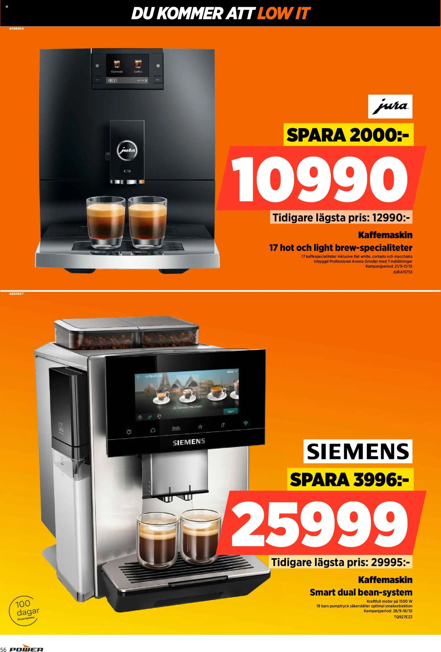 Power erbjudanden Reklamblad in Sverige