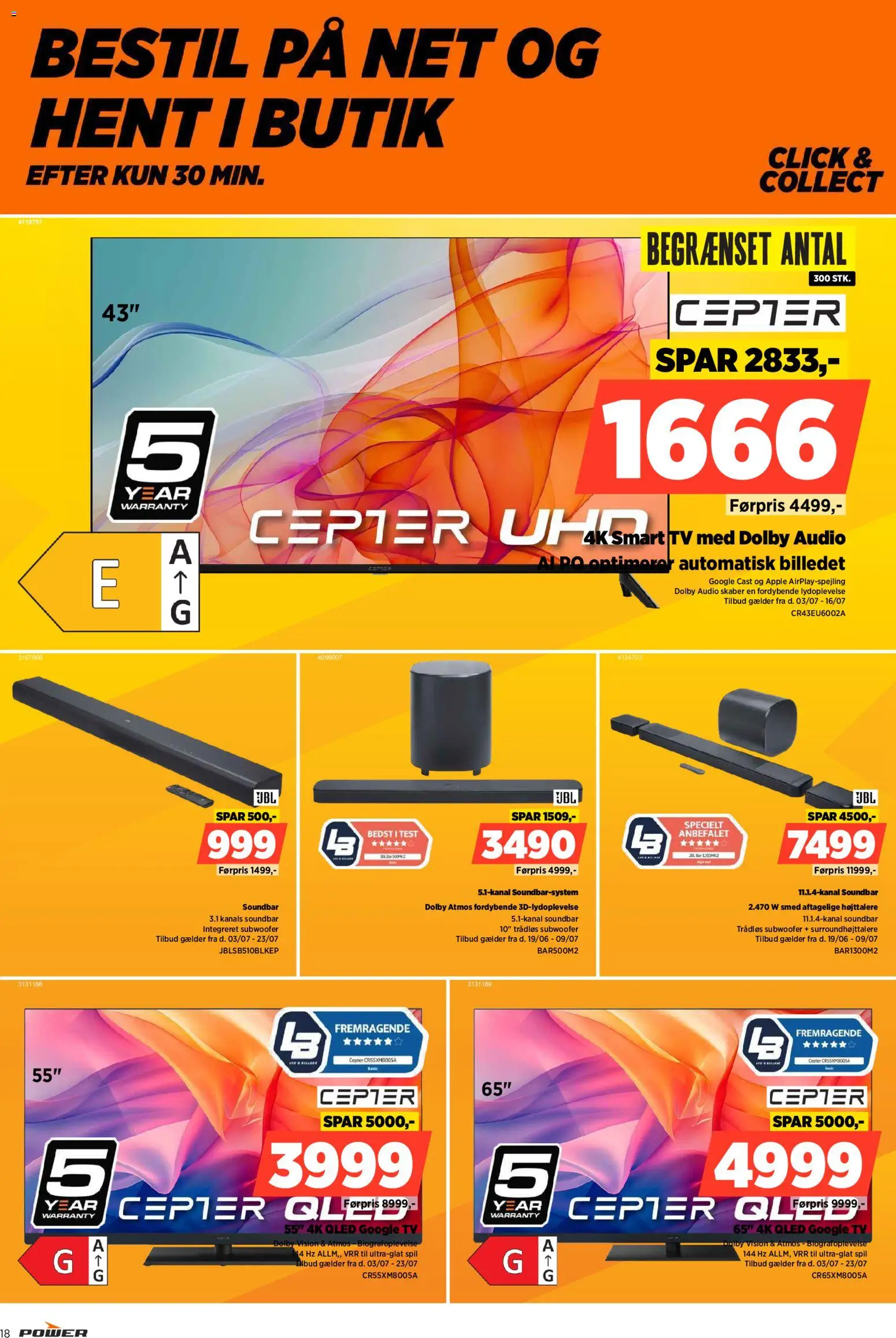 🛍️ Power - Tilbudsavis fra 03/07/2026 » Se eksklusive tilbud og spar penge i dag! 💰 | Danmark