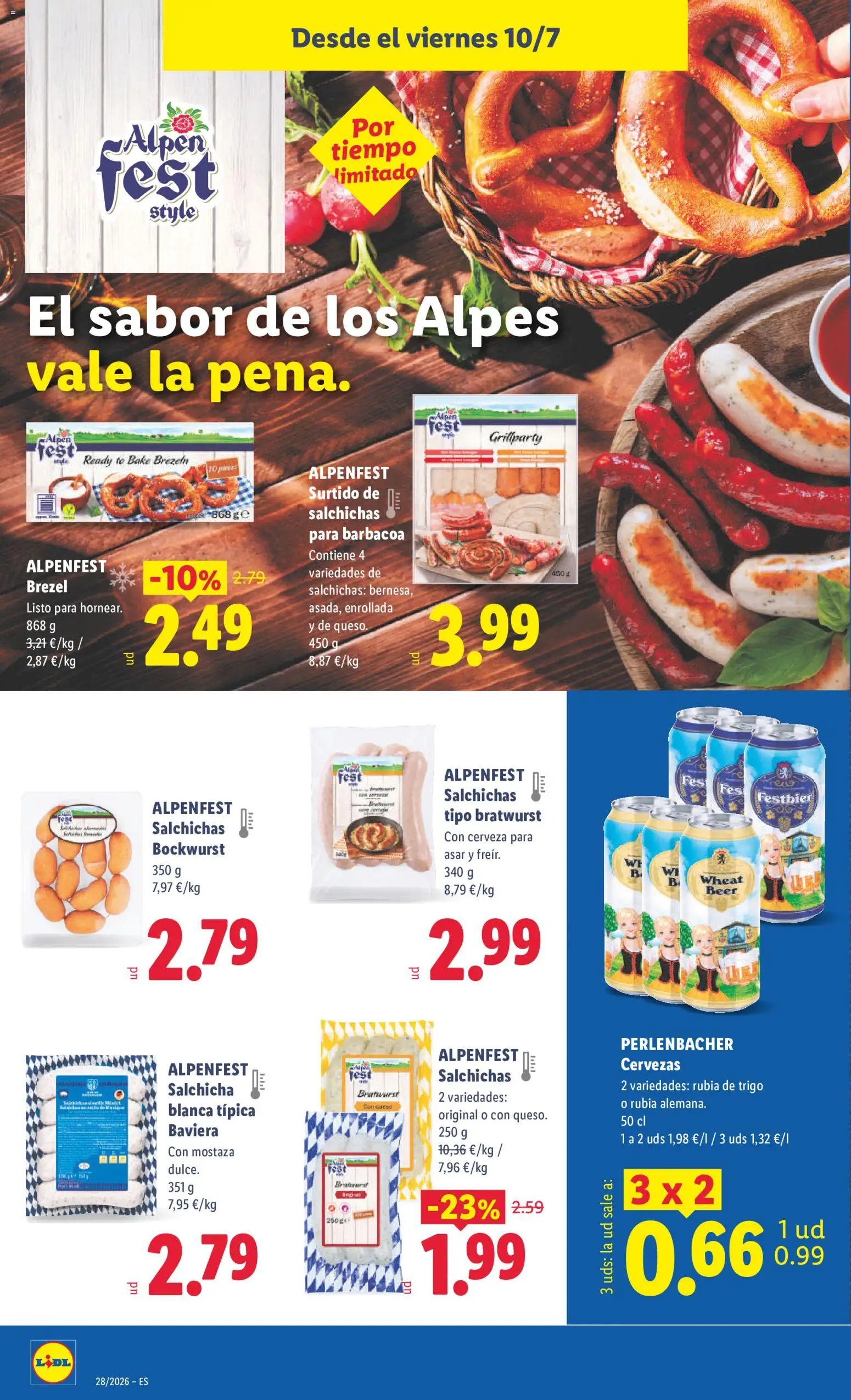 Lidl folleto desde 06/07/2026 | ¿Cómo obtener un descuento limitado? ¡Ahorra hoy mismo! | España