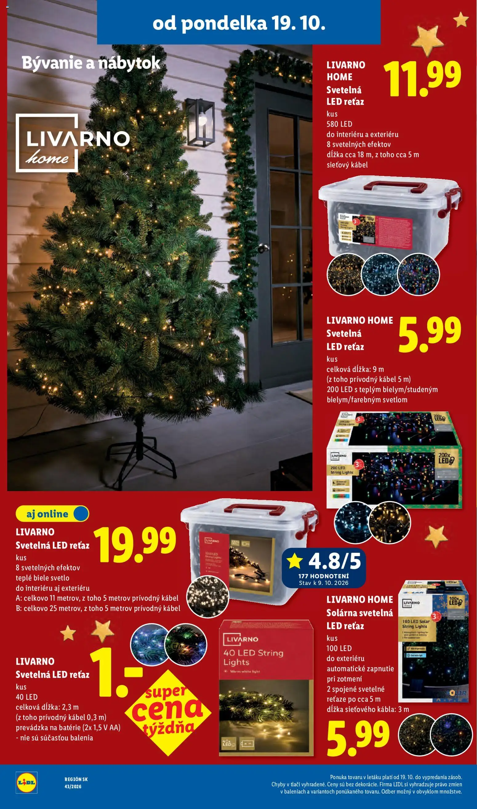 Lidl leták Leták in Slovensko