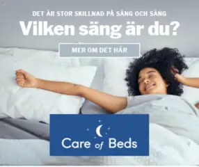 Erbjudanden Care of beds