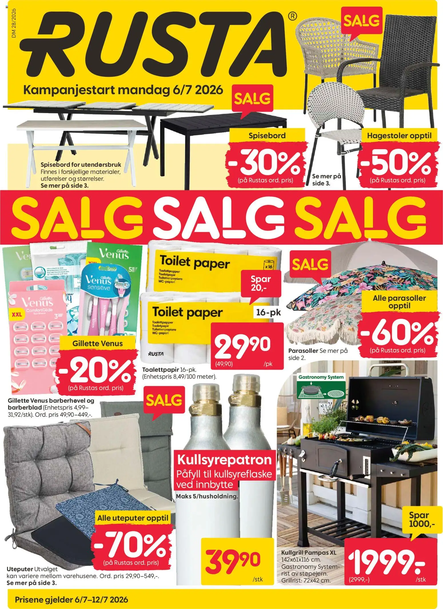 Nye » Rusta kundeavis « er nå online. Se alle Julitilbud på mobilen og spar! | Norge
