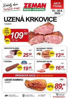 Prodejny Zeman Prodejny Zeman leták