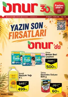Onur Market Katalog Aktüel Broşür ve Katalogları