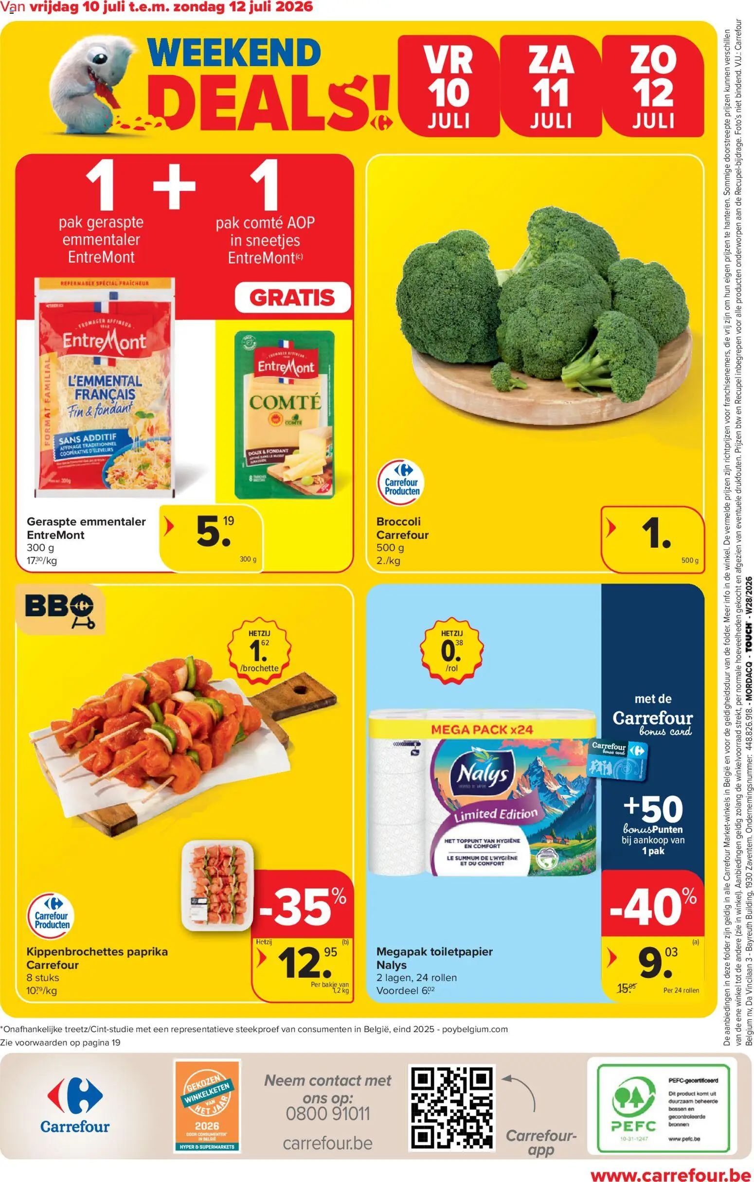 Nieuwe » Carrefour market folder van 08/07/2026 🤩  « is er! Ontdek geweldige aanbiedingen en bespaar. | België