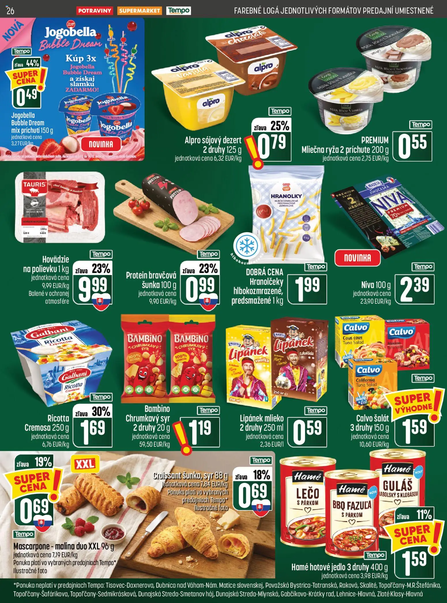 COOP Jednota leták Leták in Slovensko
