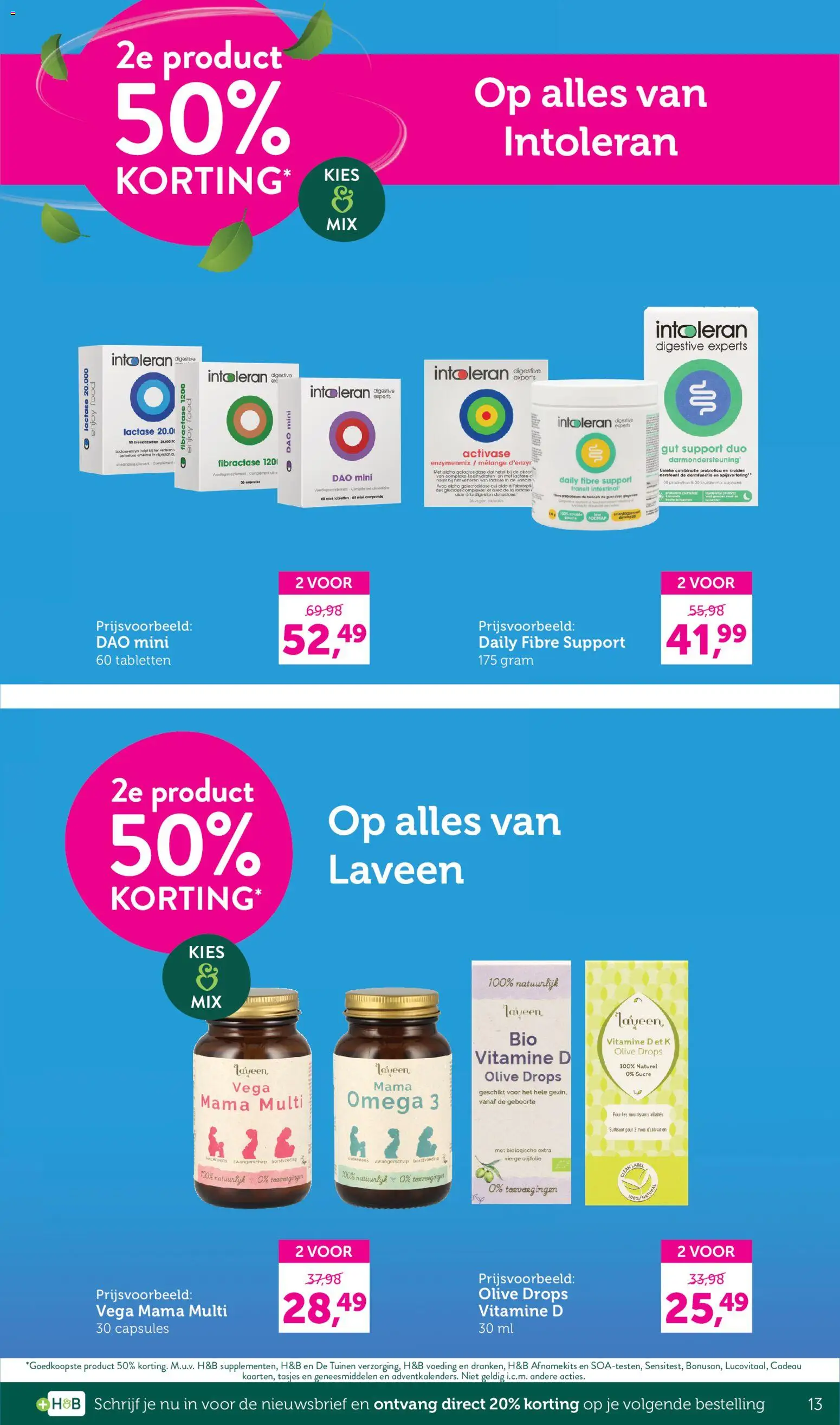 Holland & Barrett Folder / Publicité Folder in België