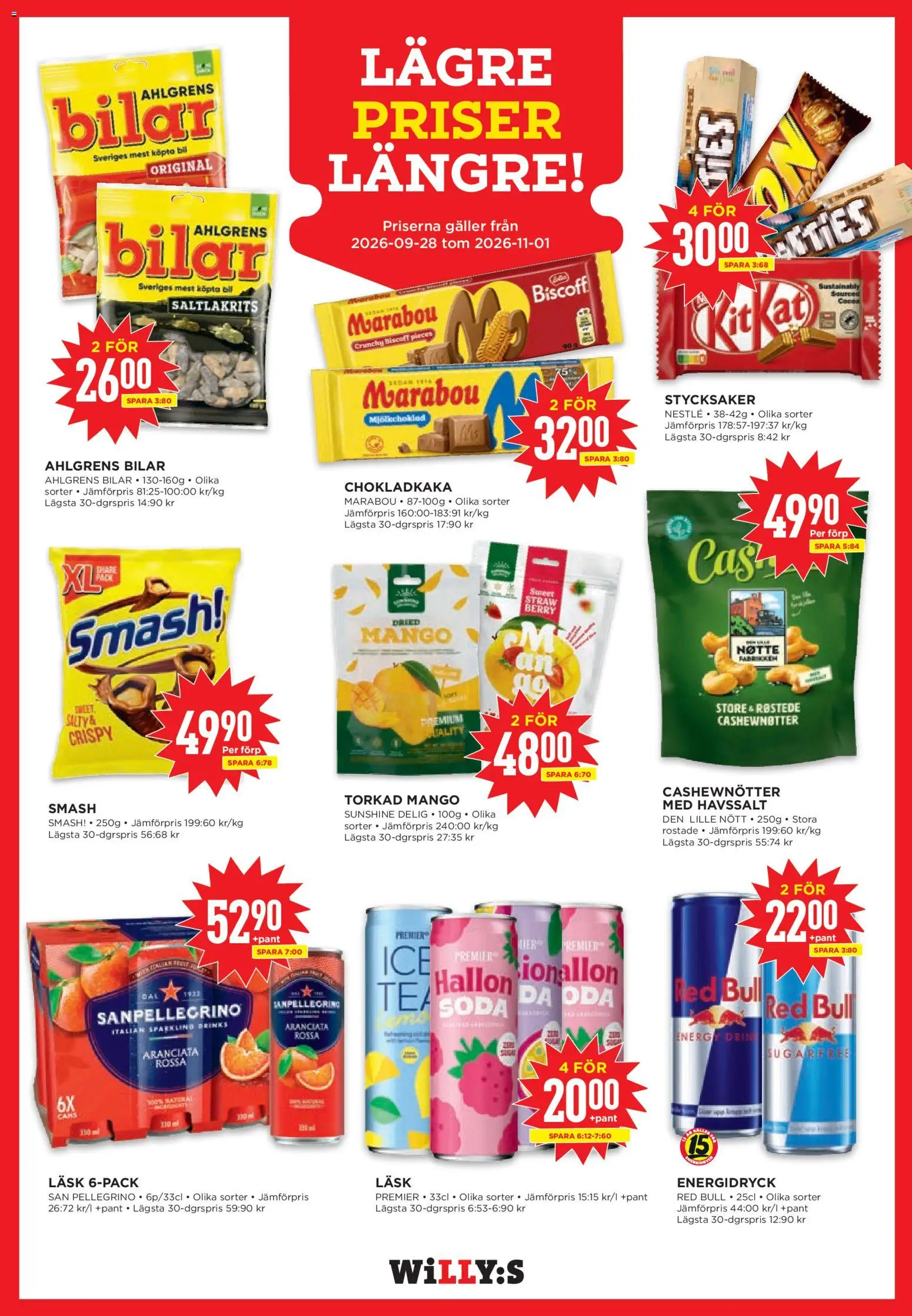 Willys erbjudanden Reklamblad in Sverige