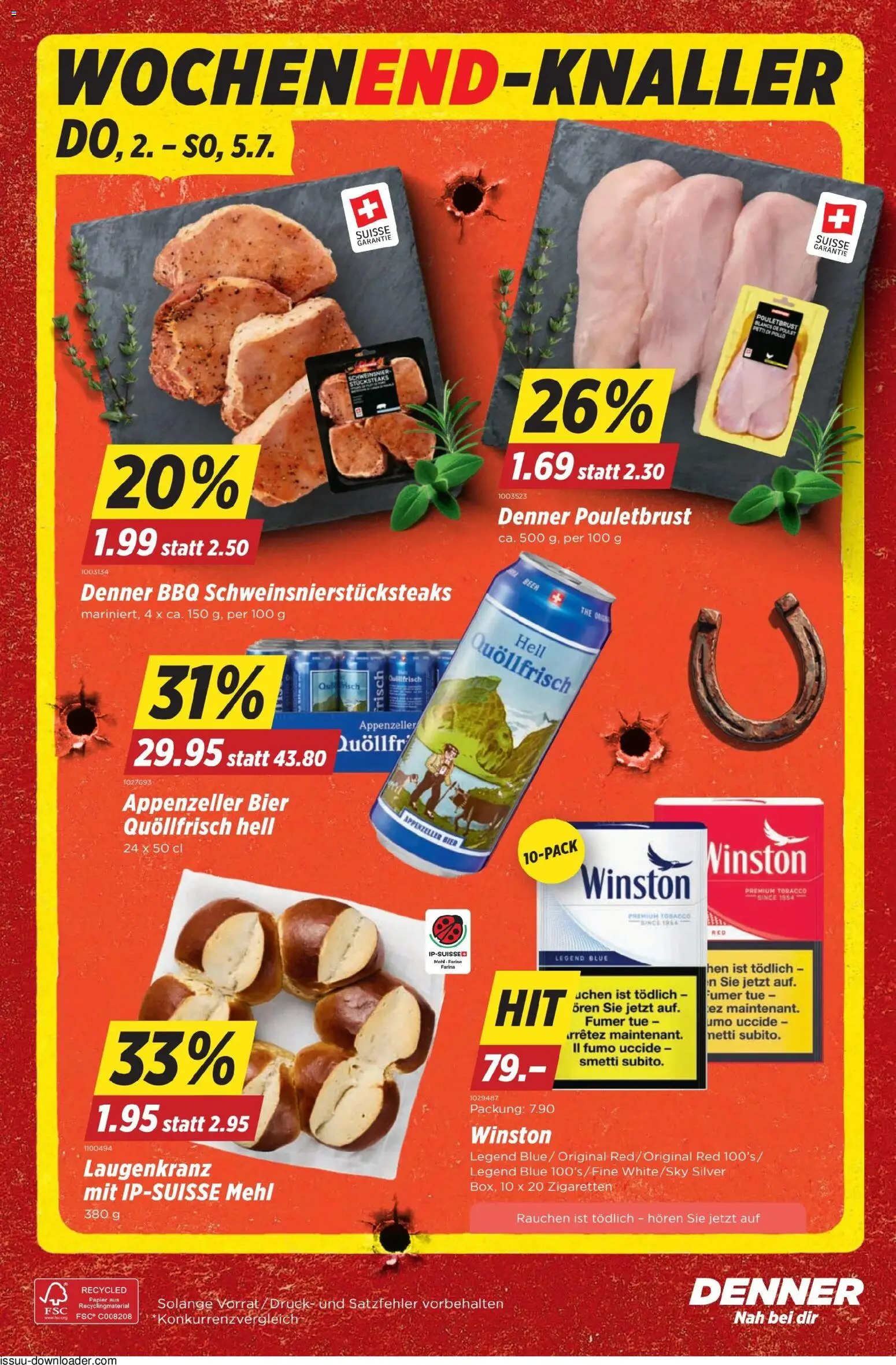 🛍️ Denner aktionen ab 02.07.2026 » Entdecken Sie exklusive Rabatte und sparen Sie noch heute! 💰 | Schweiz