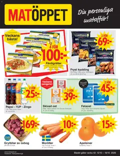 Matöppet Matöppet erbjudanden