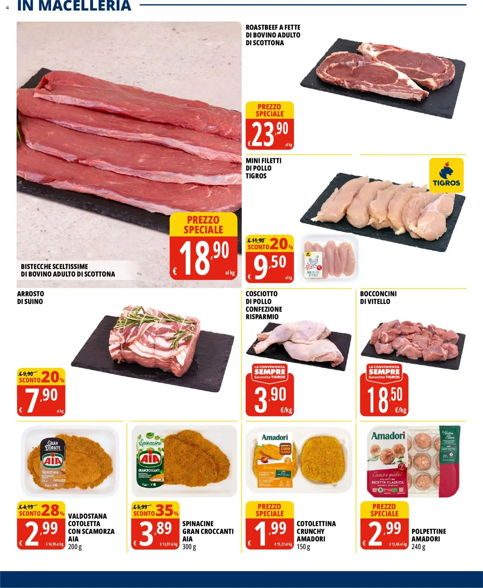 Tigros volantino Volantino in Italy