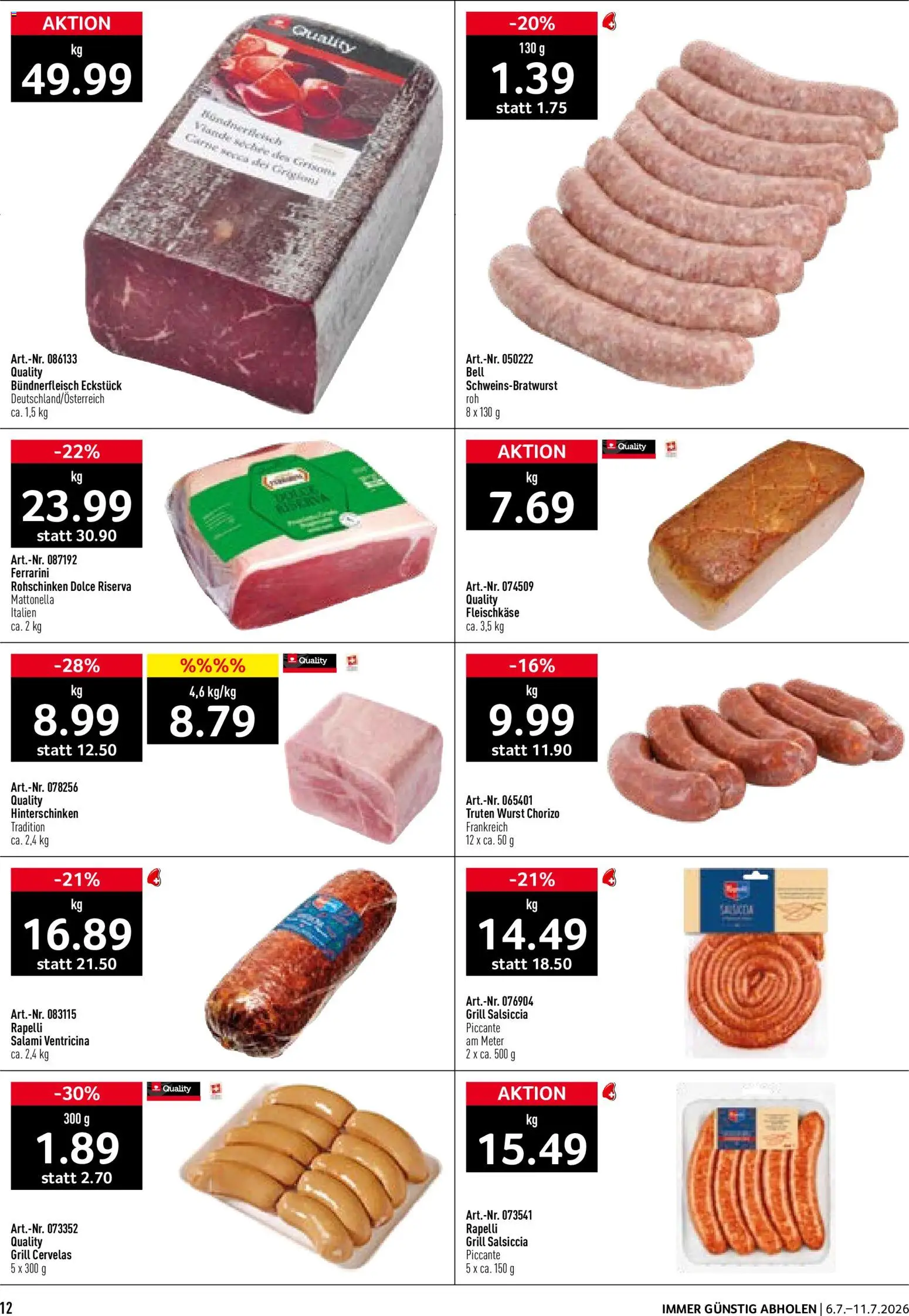 🛍️ Prodega aktionen ab 06.07.2026 » Entdecken Sie exklusive Rabatte und sparen Sie noch heute! 💰 | Schweiz