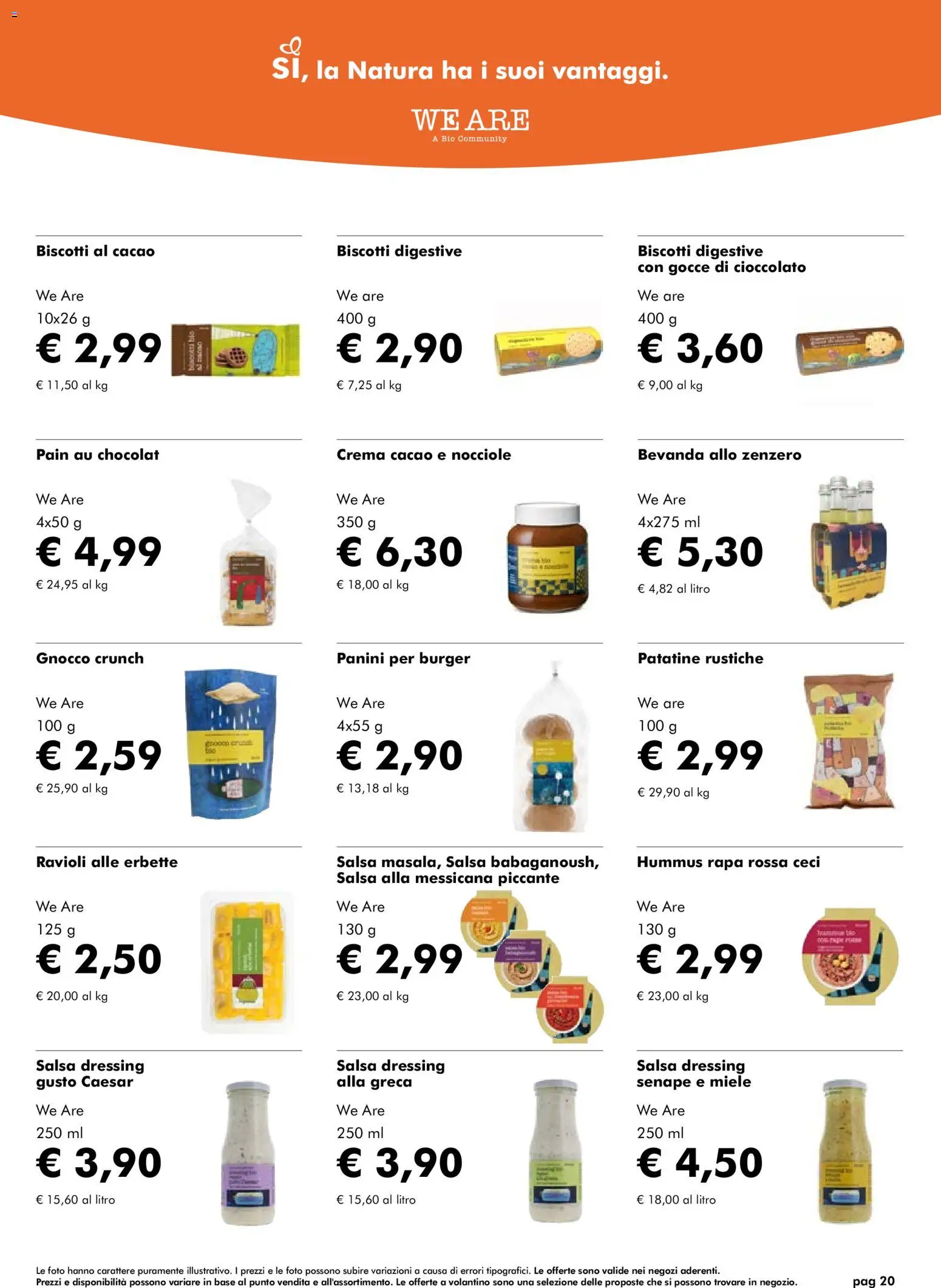 Natura Sì volantino Volantino in Italy