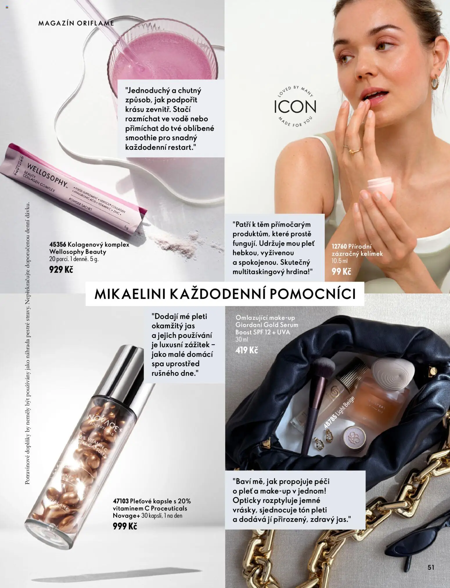 Oriflame katalog Novage+ Proceuticals Leták in Česko