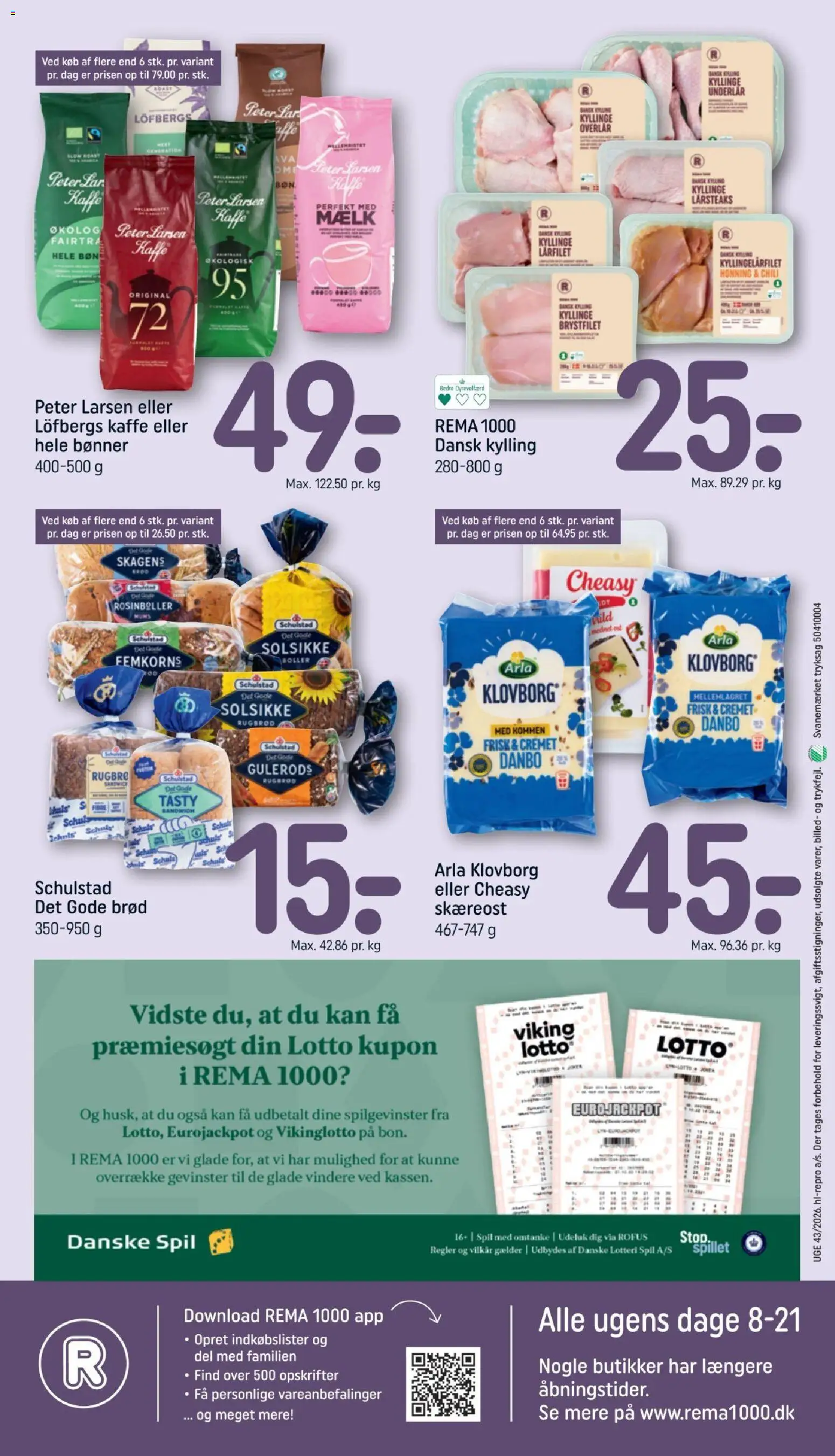 Rema 1000 - Tilbudsavis Uge 43 Tilbudsavis in Danmark