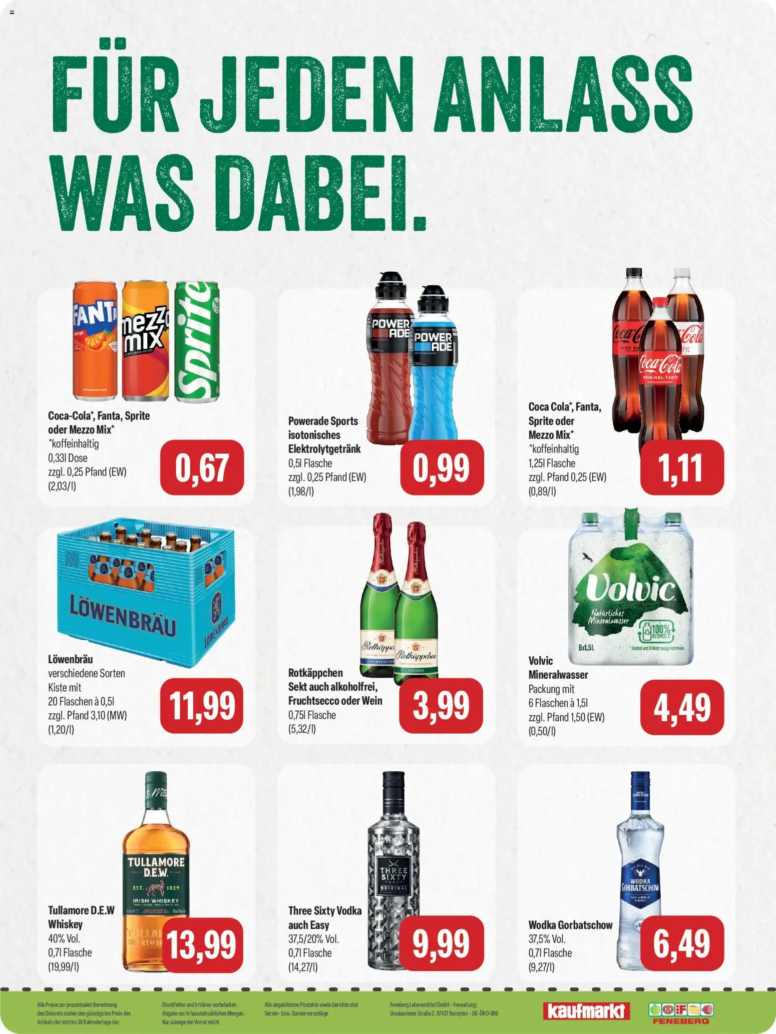Feneberg Angebote Prospekt in Deutschland