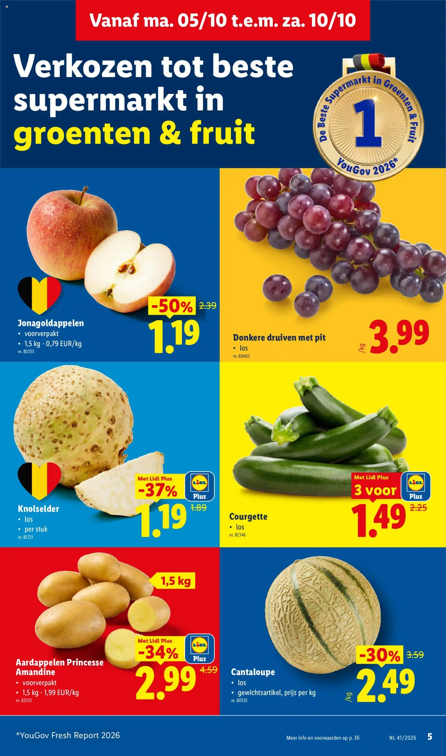 Lidl folder Folder in België
