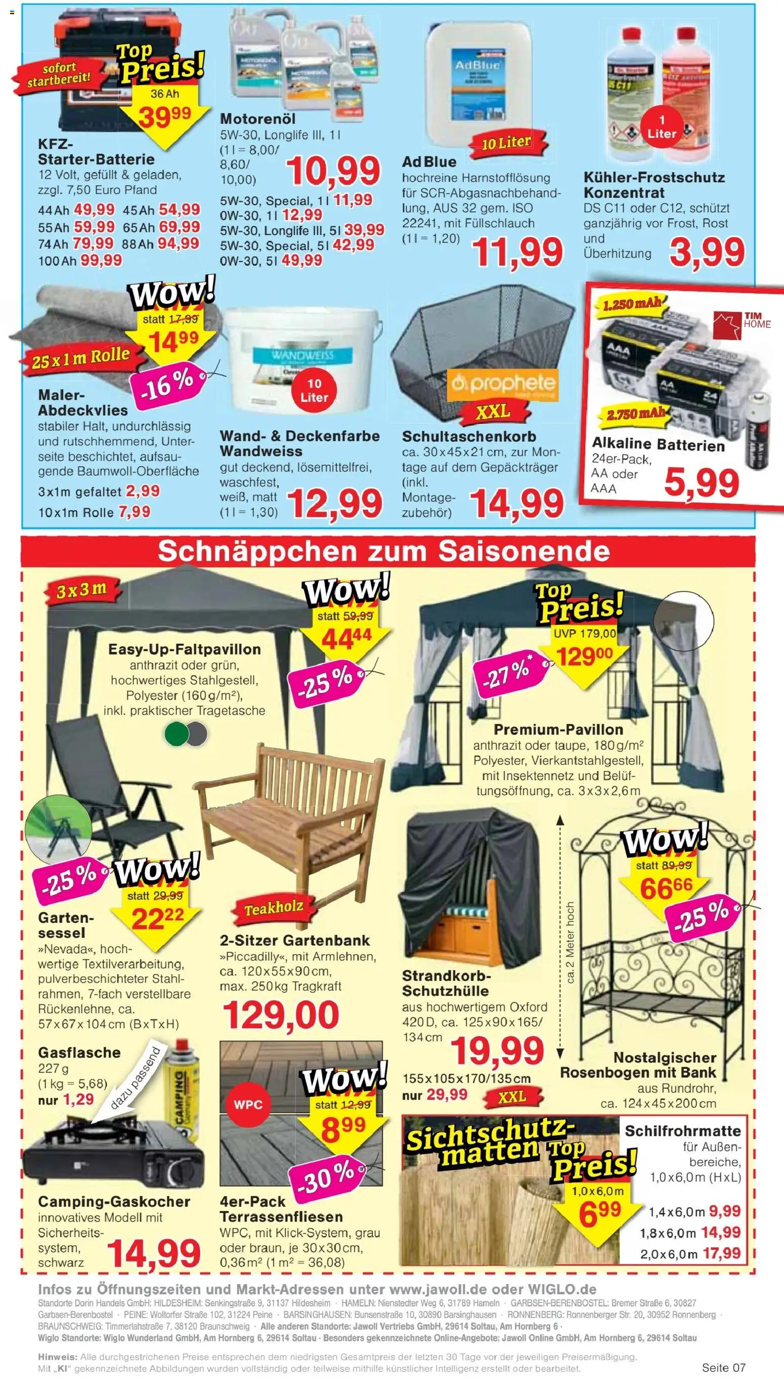 Jawoll Prospekt Prospekt in Deutschland