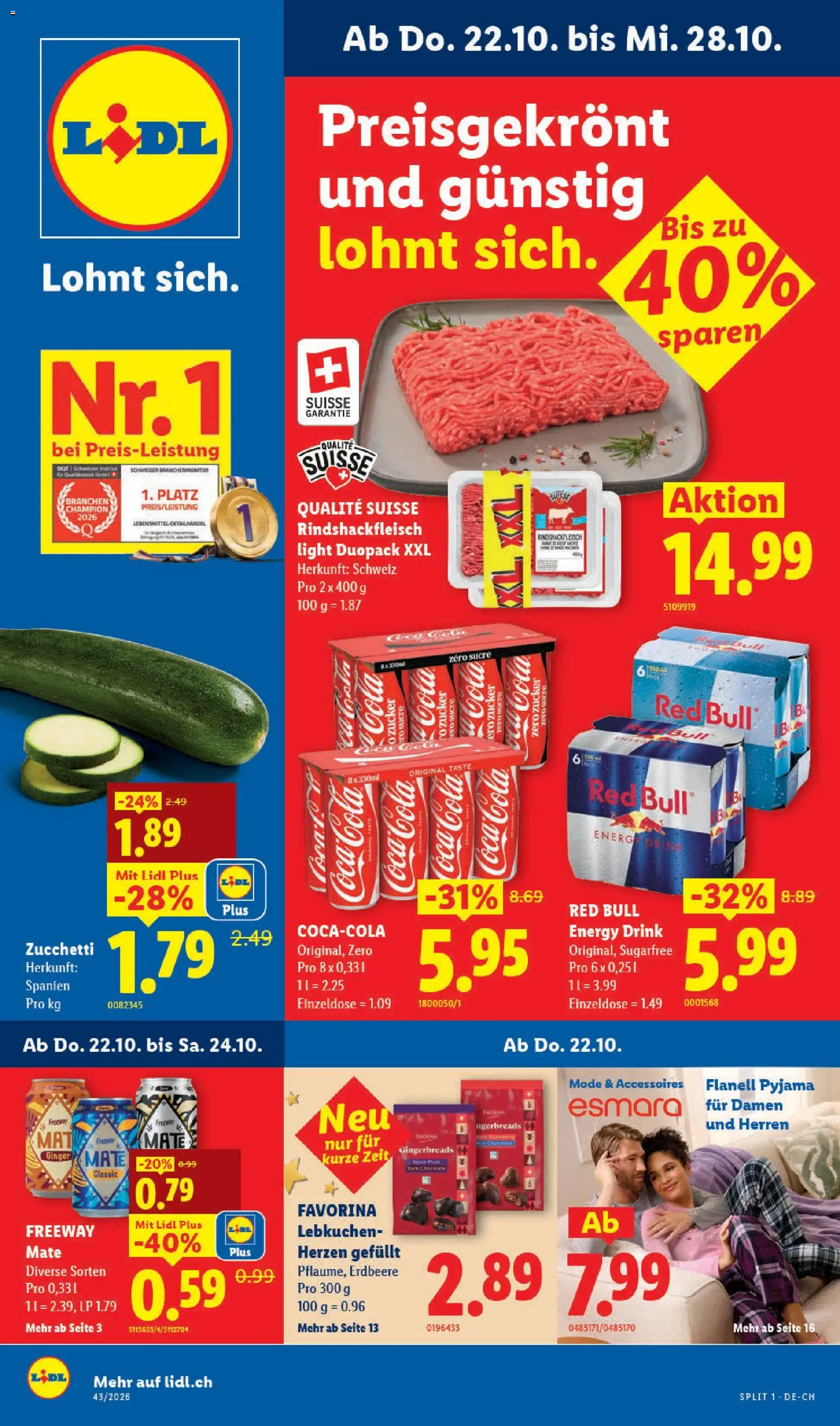 Lidl aktionen Prospekt in Schweiz