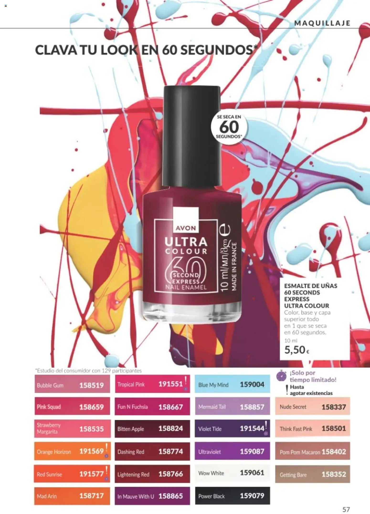 Catálogo AVON campaña 10 Folleto in España