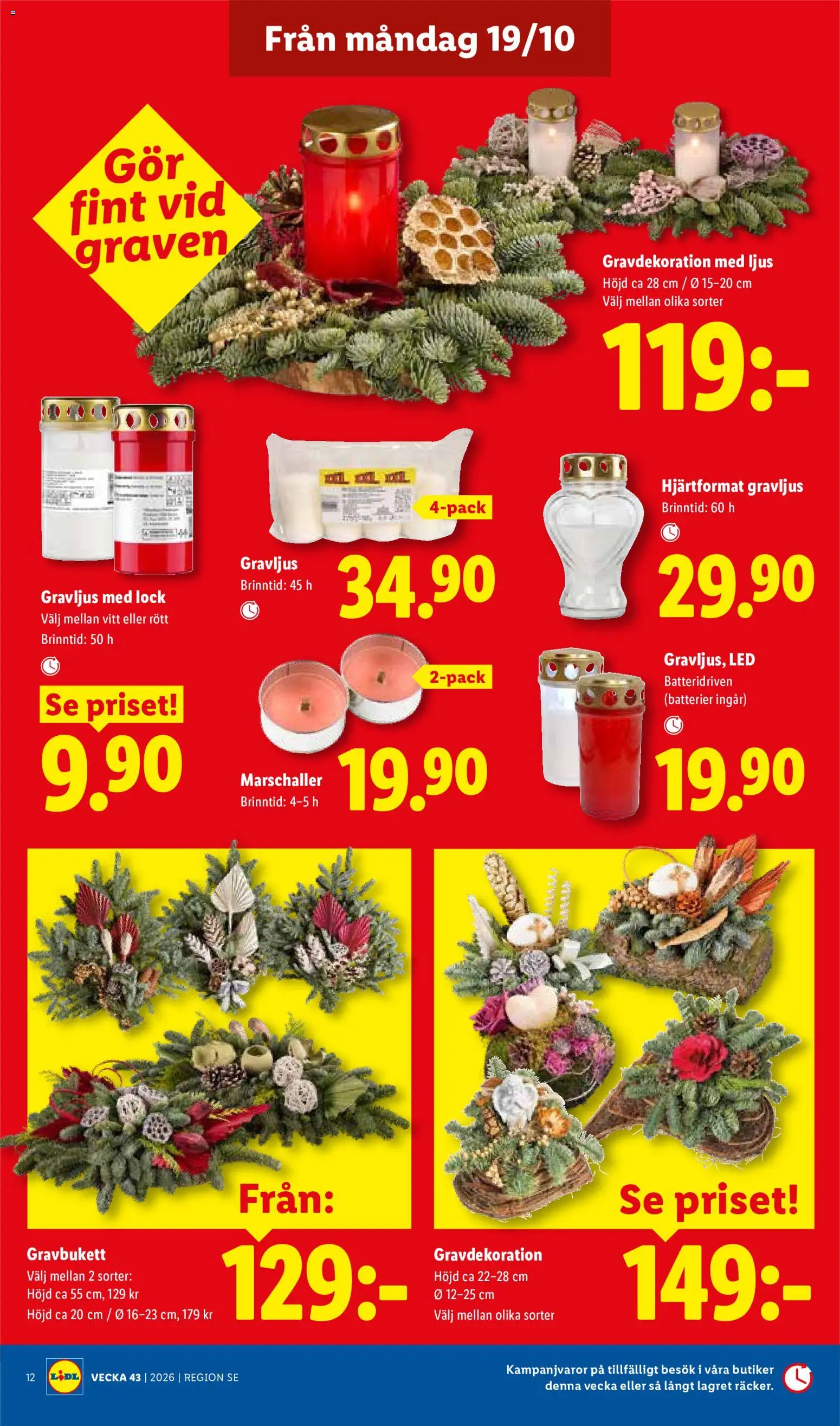 Lidl erbjudanden Reklamblad in Sverige
