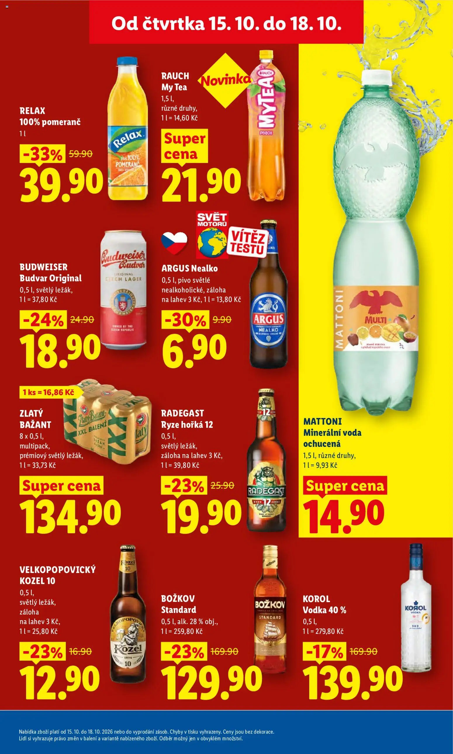 Lidl leták Leták in Česko