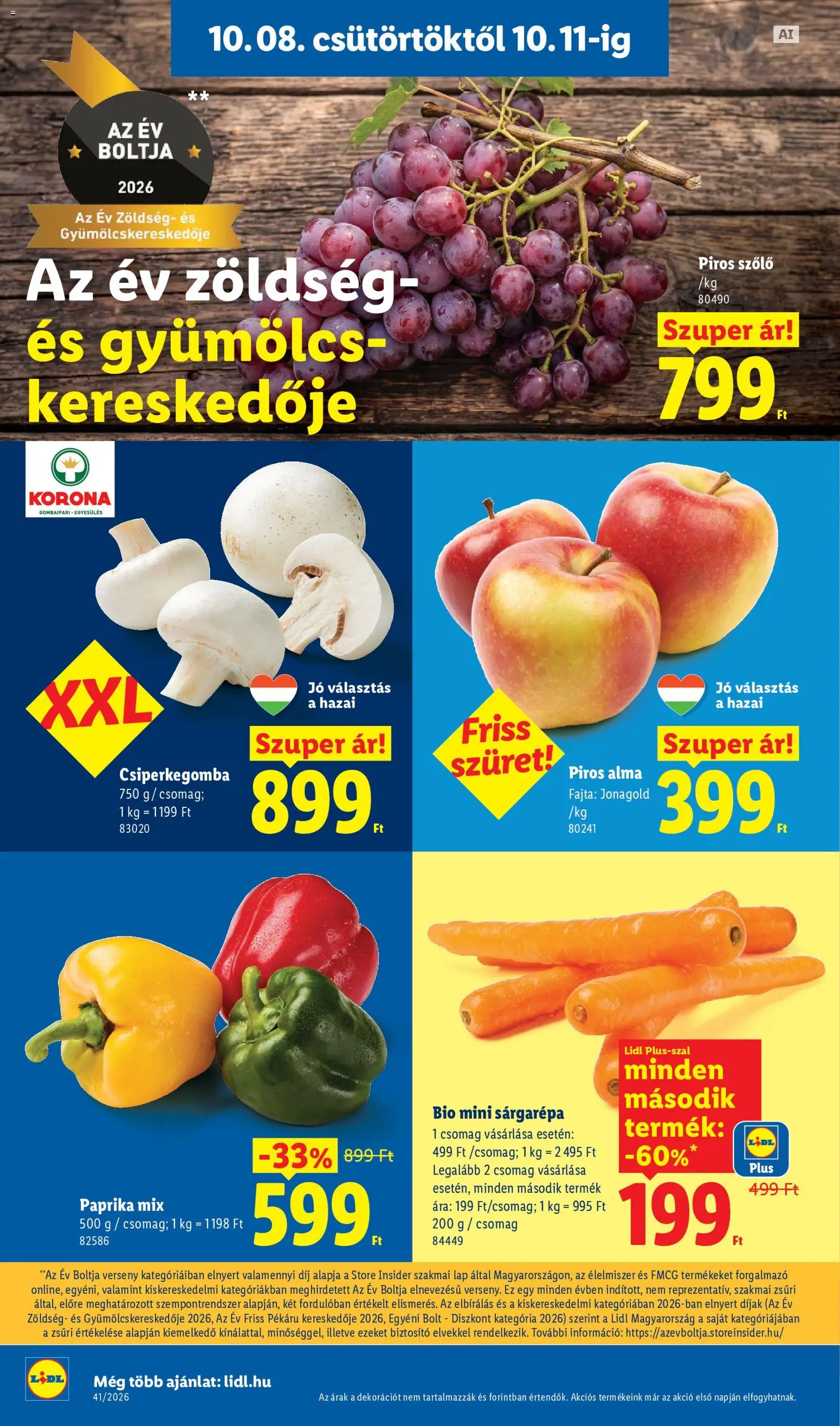 Lidl akciós újság Akciós újság in Magyarország