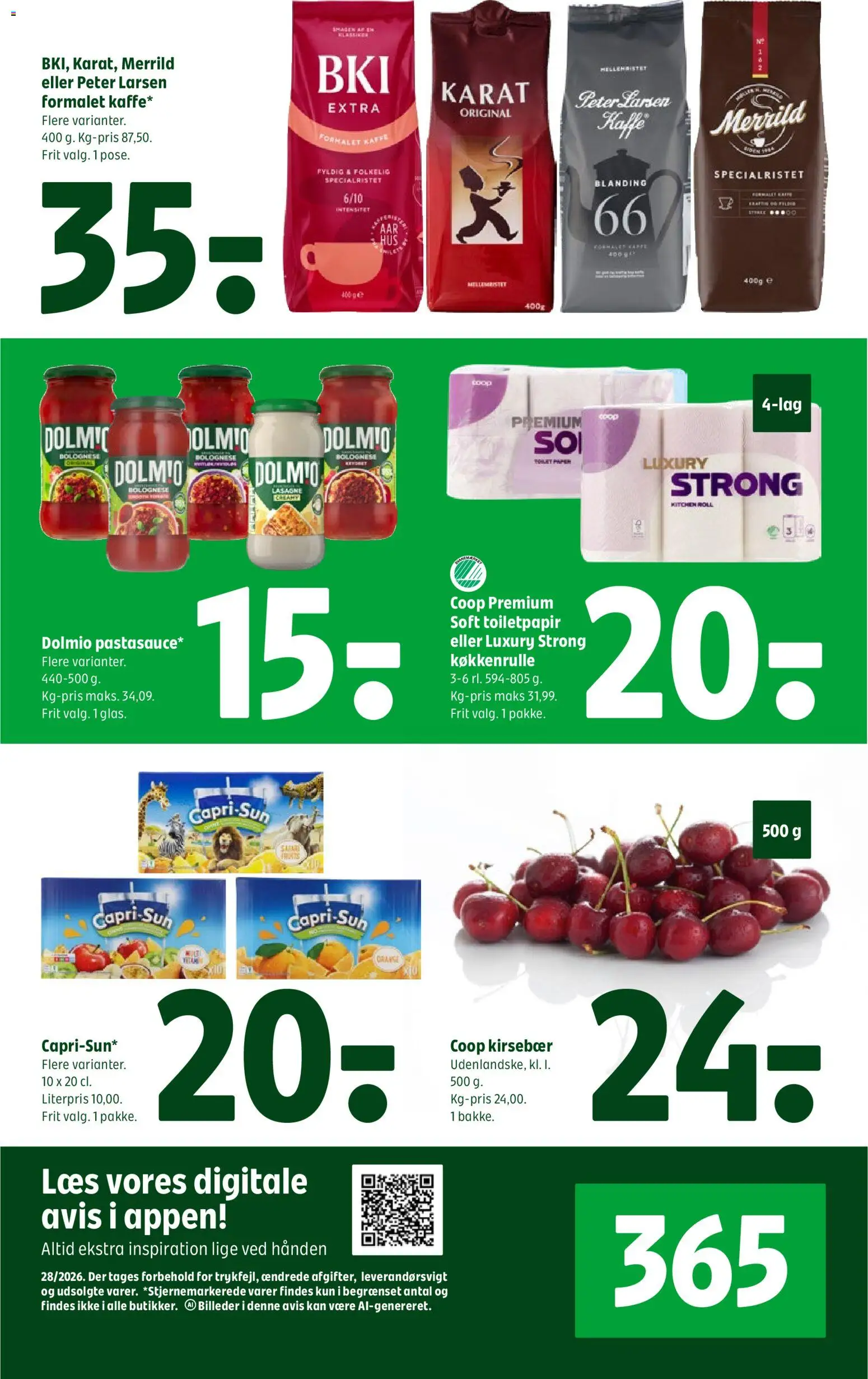🛍️ Coop 365 - Tilbudsavis uge 28 fra 09/07/2026 » Se eksklusive tilbud og spar penge i dag! 💰 | Danmark