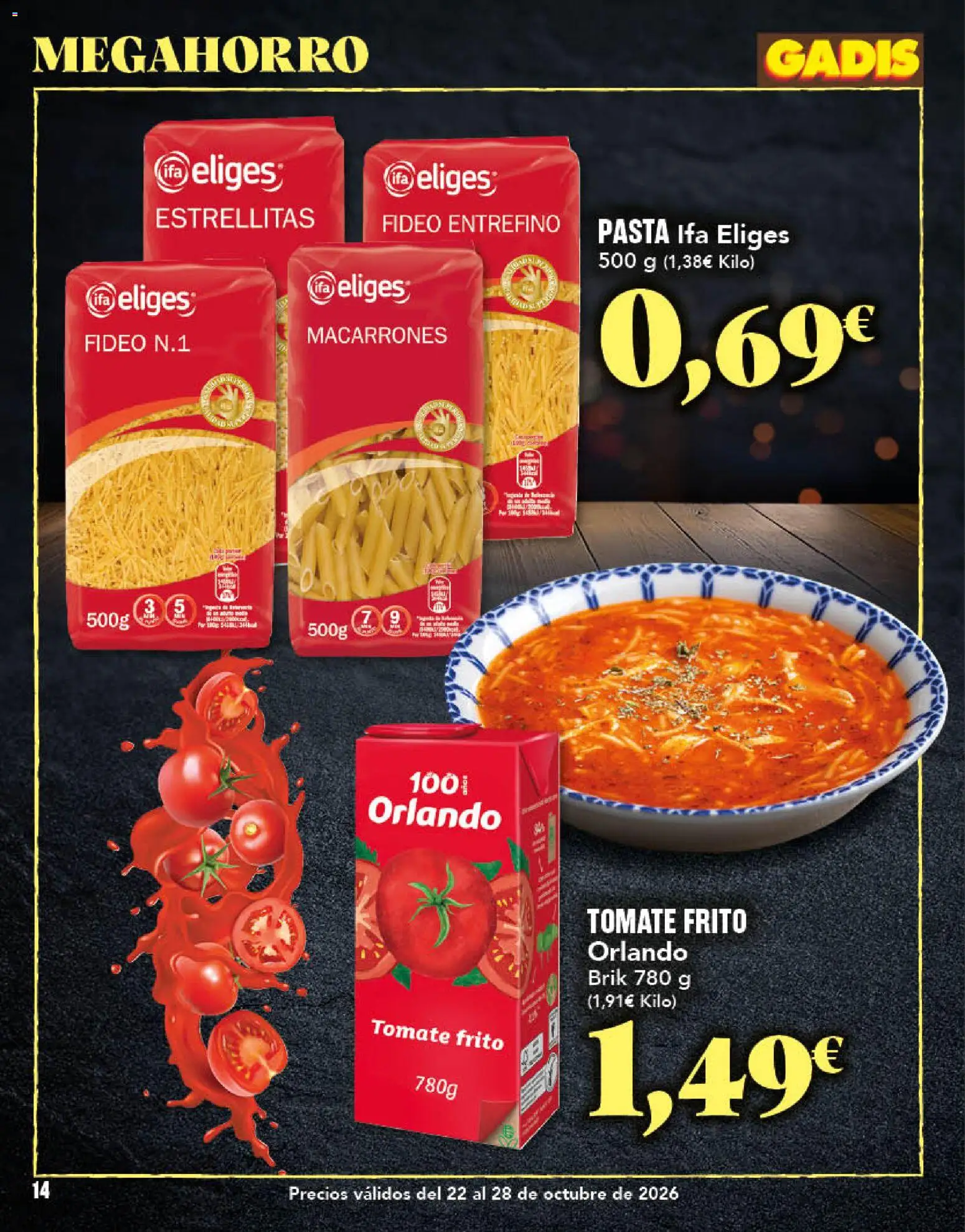 Gadis - folleto Folleto in España
