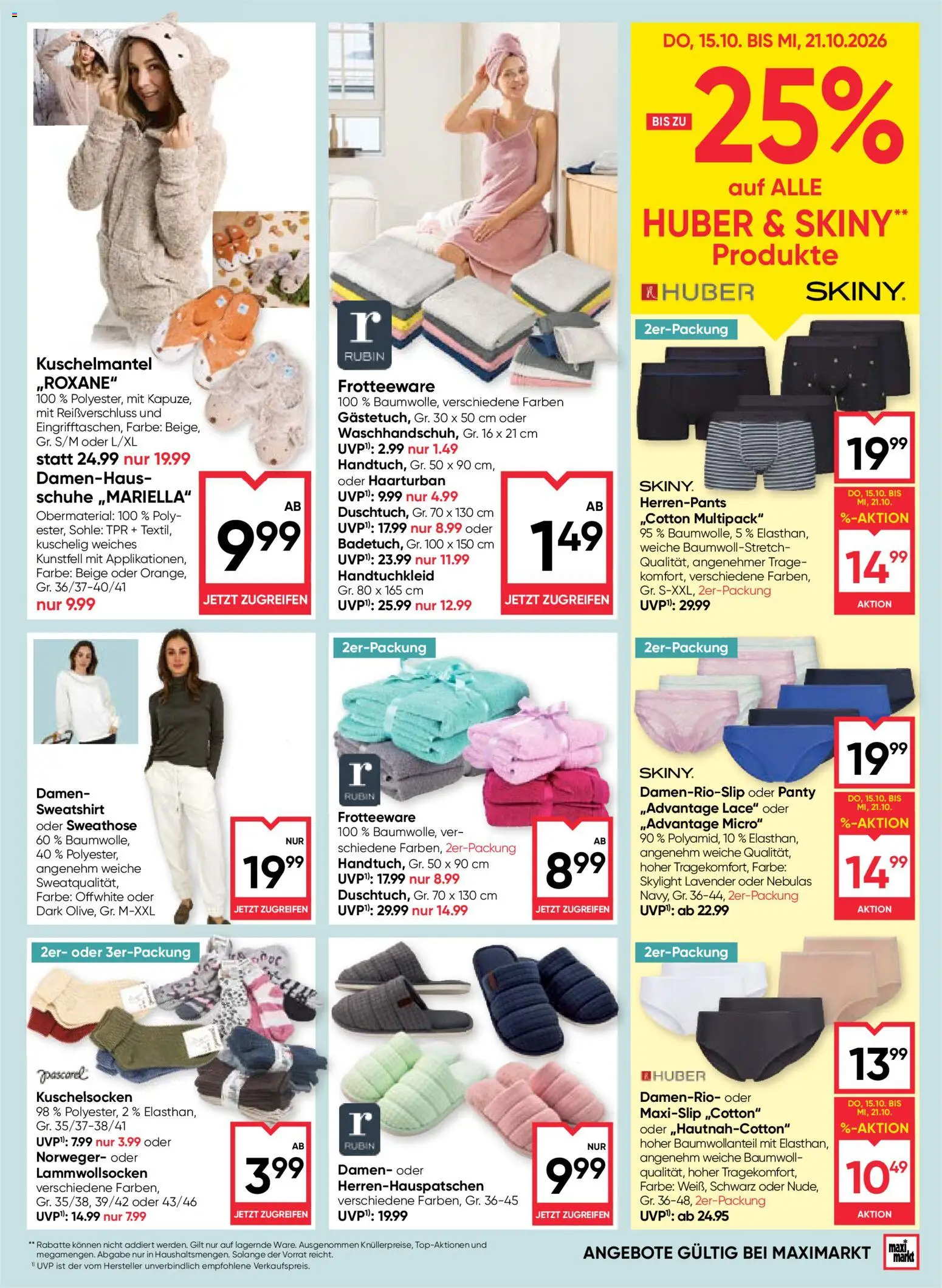 Maximarkt Flugblatt Flugblatt in Österreich