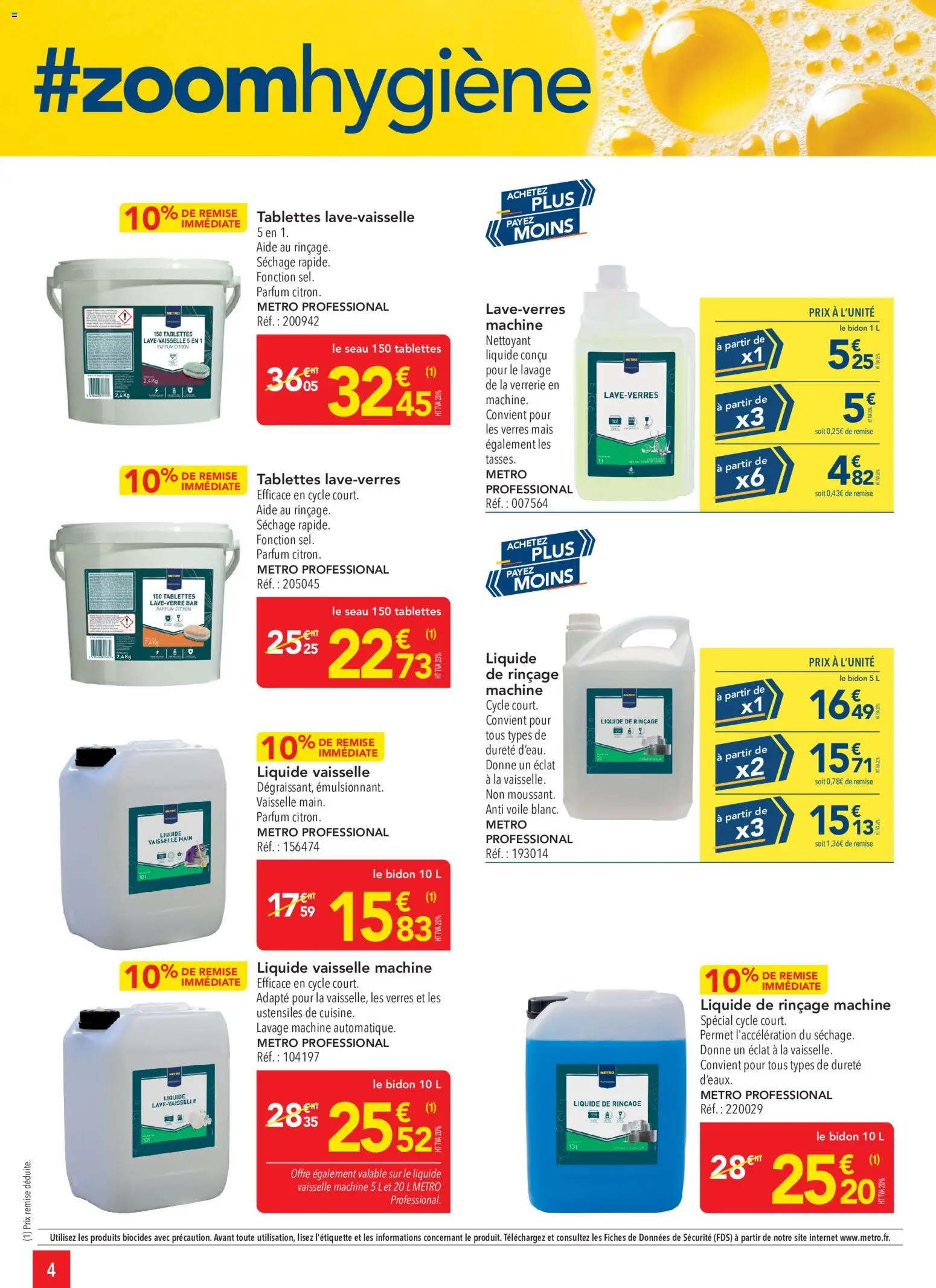 METRO catalogue Catalogue in France