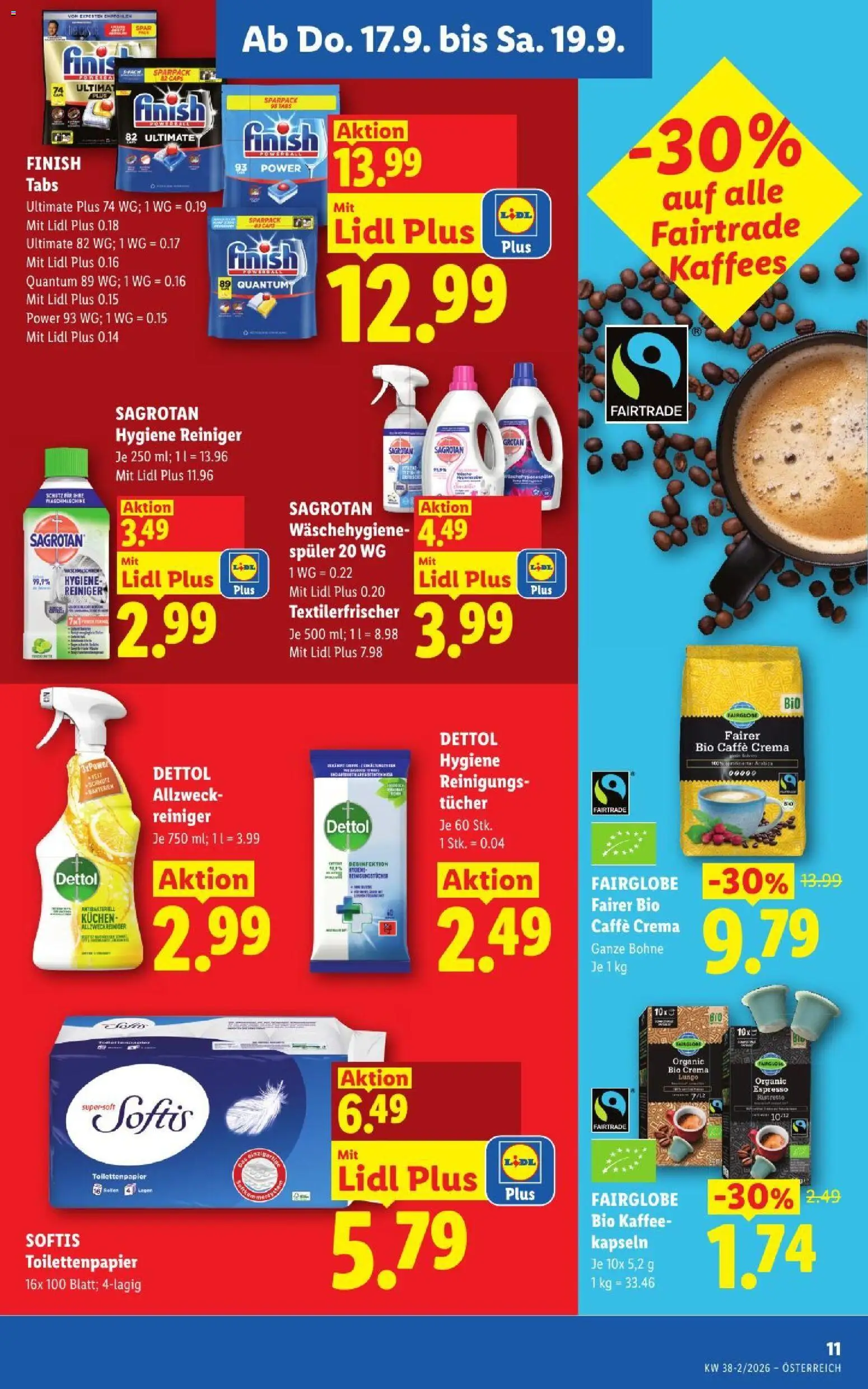 Lidl - Flugblatt Flugblatt in Österreich