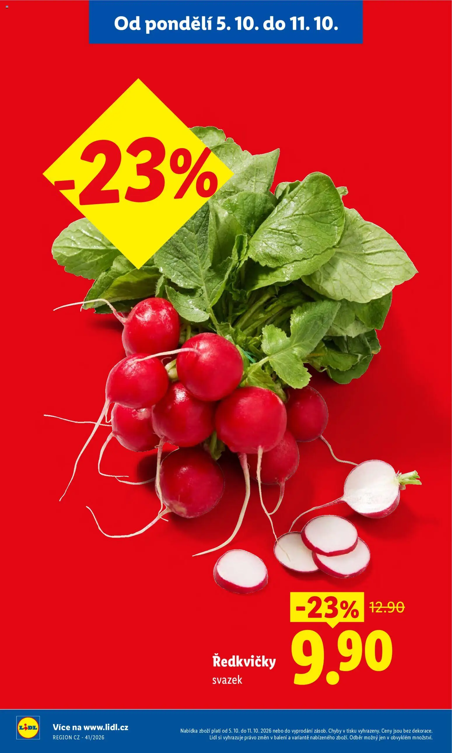 Lidl leták Leták in Česko