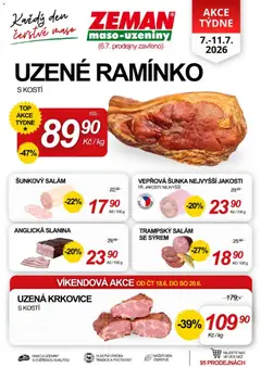 Prodejny Zeman Prodejny Zeman leták
