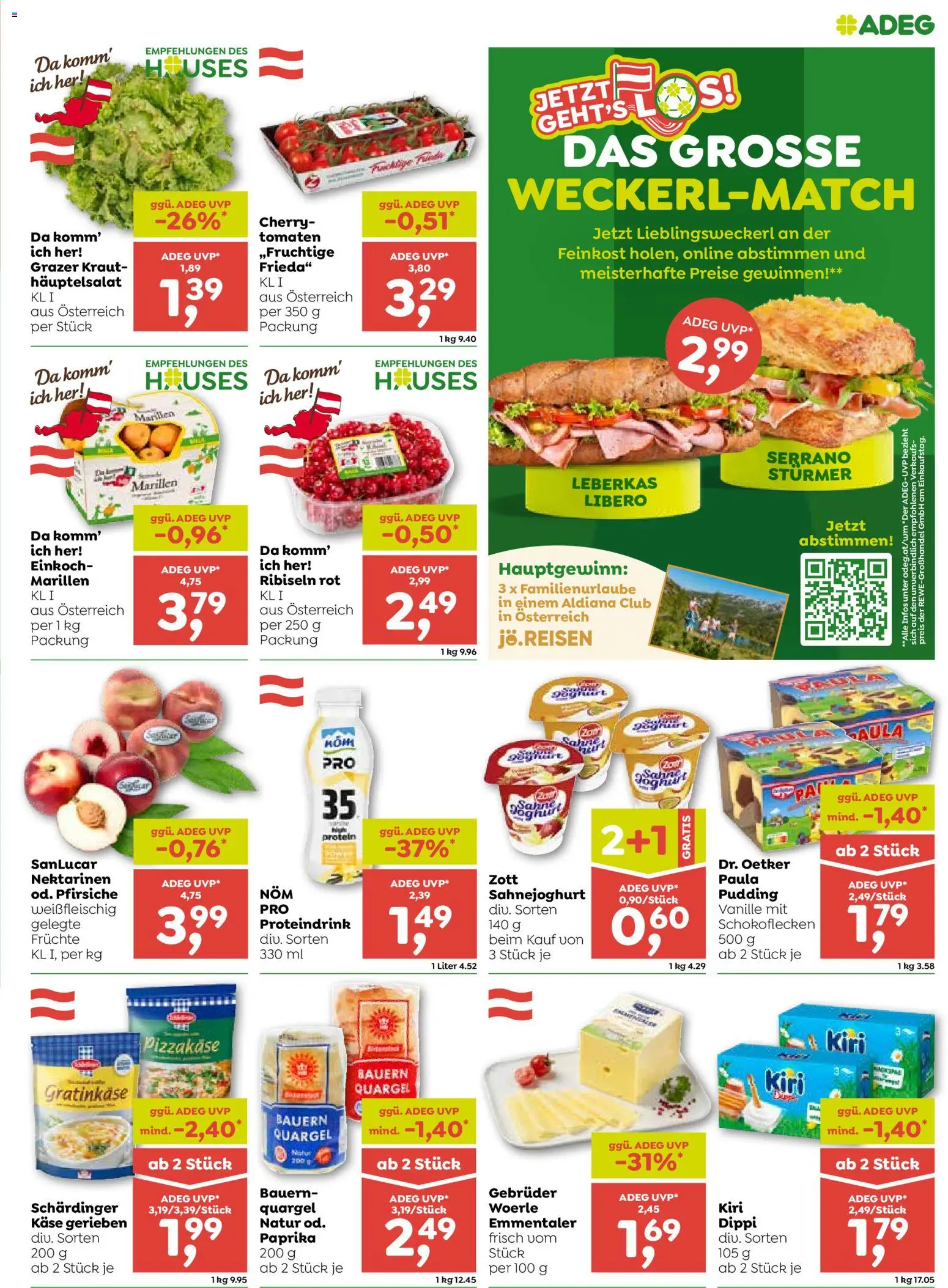 Die besten Angebote | ADEG Flugblatt ab 09.07.2026 | - Jetzt stöbern! | Österreich