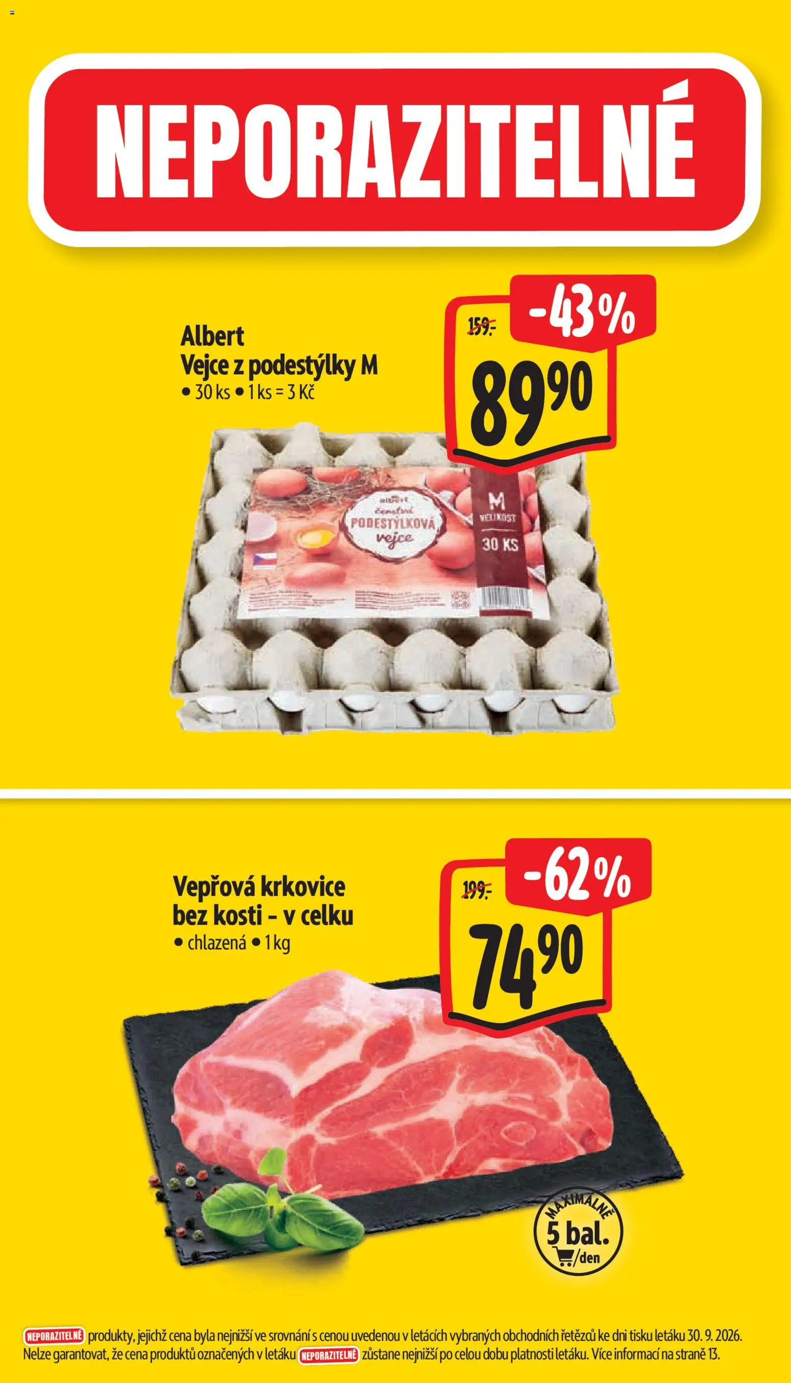 Albert leták - Hypermarket Leták in Česko